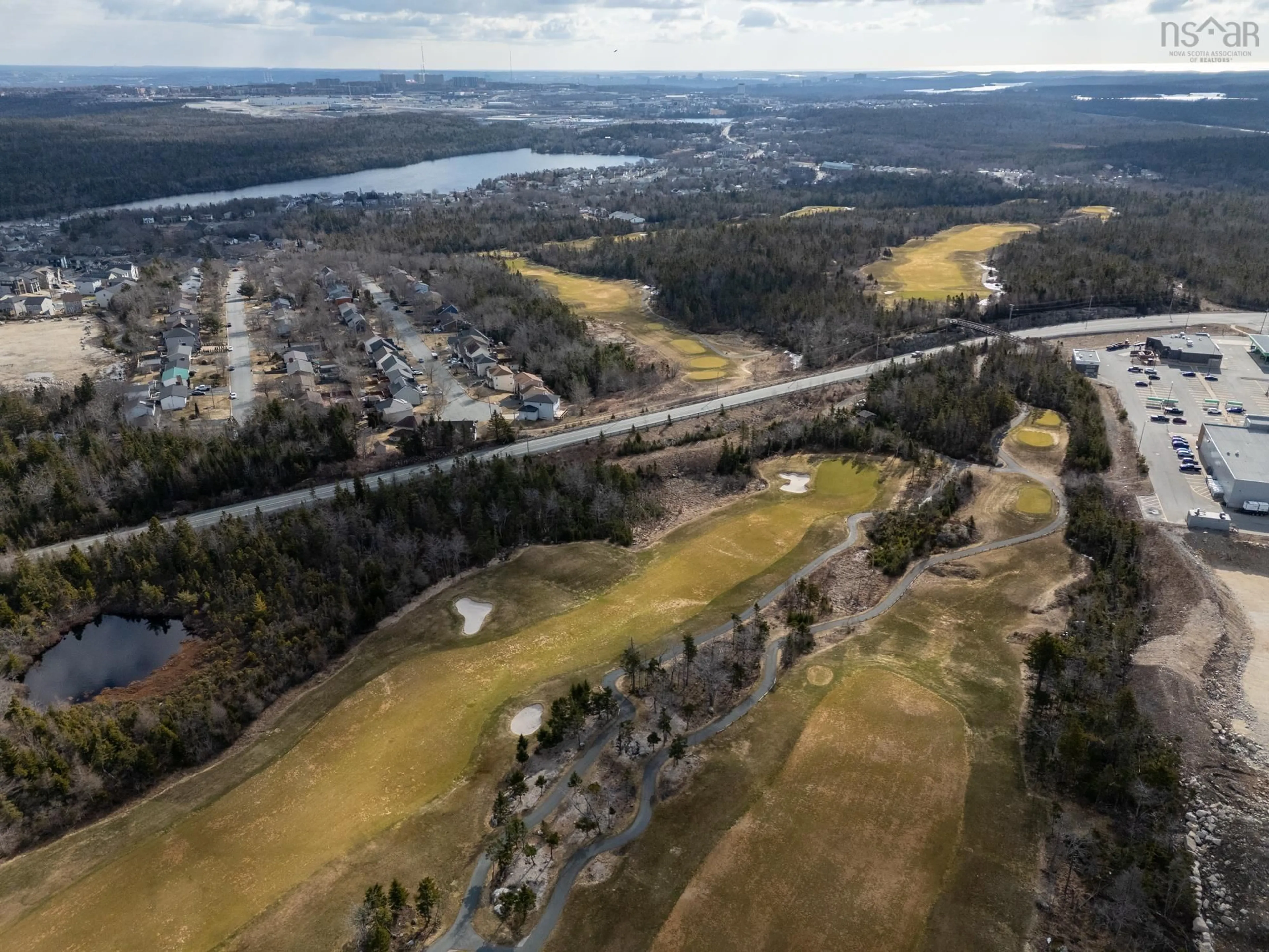 A pic from outside/outdoor area/front of a property/back of a property/a pic from drone, water/lake/river/ocean view for 231 Marketway Lane, Timberlea Nova Scotia B3T 0K9