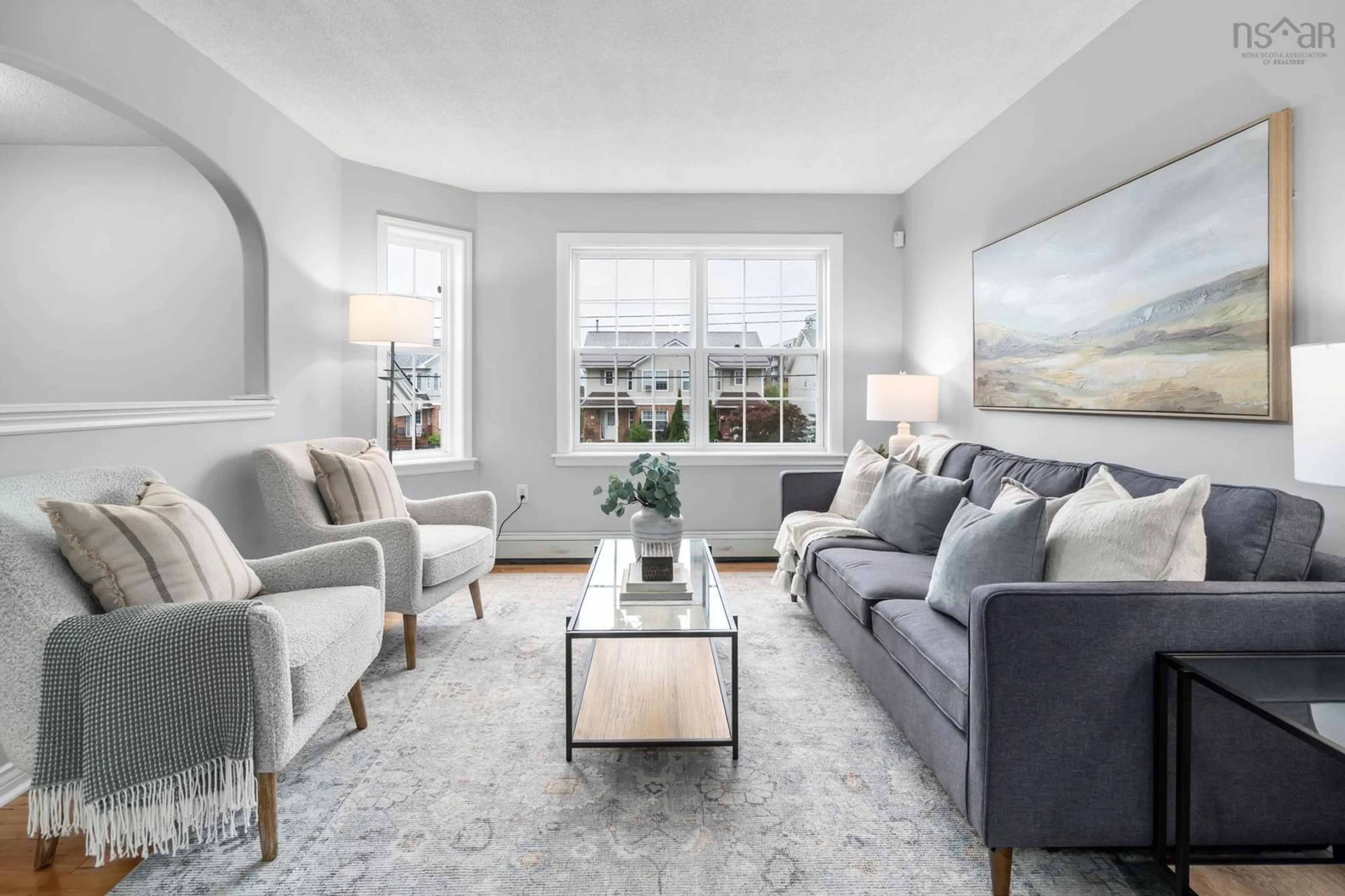 Living room with furniture, unknown for 142 Stoneybrook Crt, Halifax Nova Scotia B3M 3J7