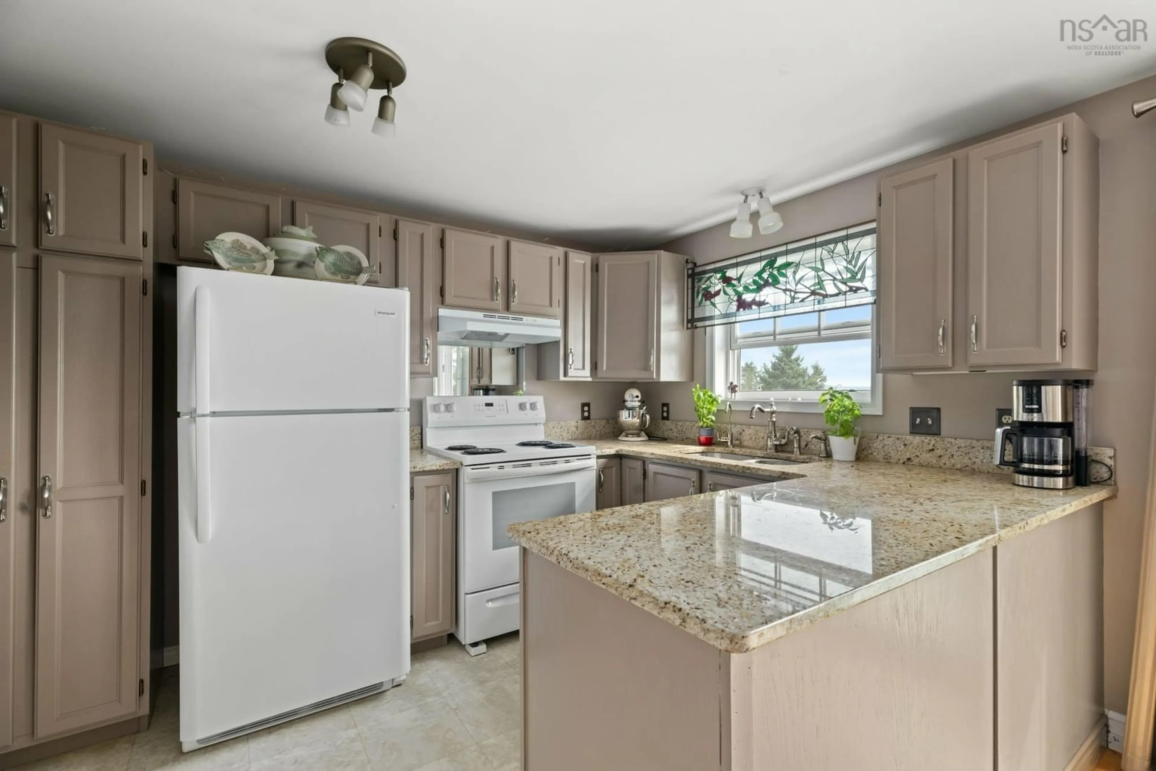 Open concept kitchen, ceramic/tile floor for 66 Backman Rd, Bayswater Nova Scotia B0J 1T0
