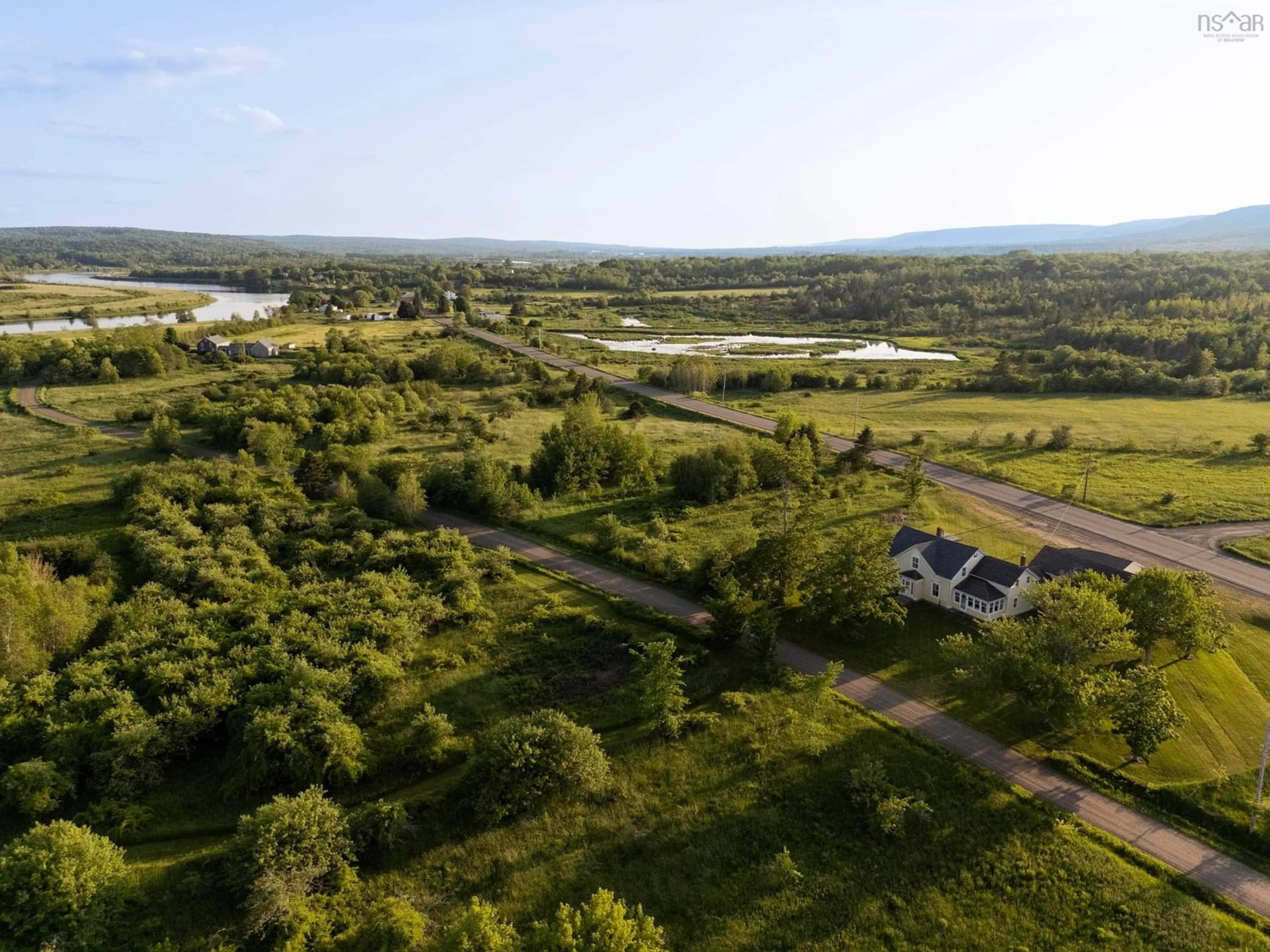 A pic from outside/outdoor area/front of a property/back of a property/a pic from drone, water/lake/river/ocean view for 161 Hebbs Landing Rd, Upper Granville Nova Scotia B0S 1A0