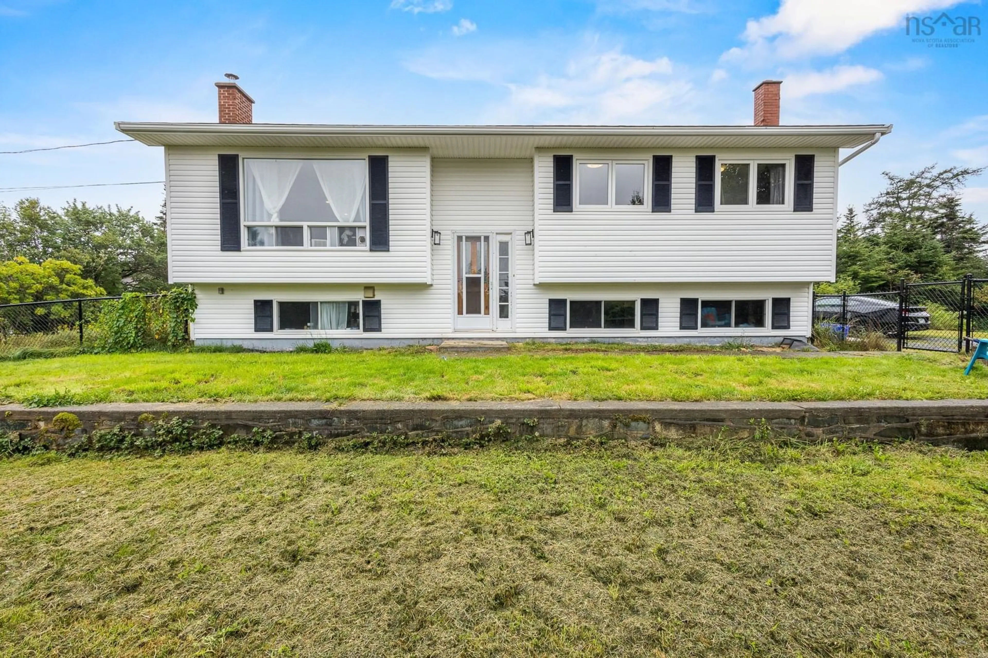 Home with vinyl exterior material, street for 20 Causeway Rd, Seaforth Nova Scotia B0J 2L0