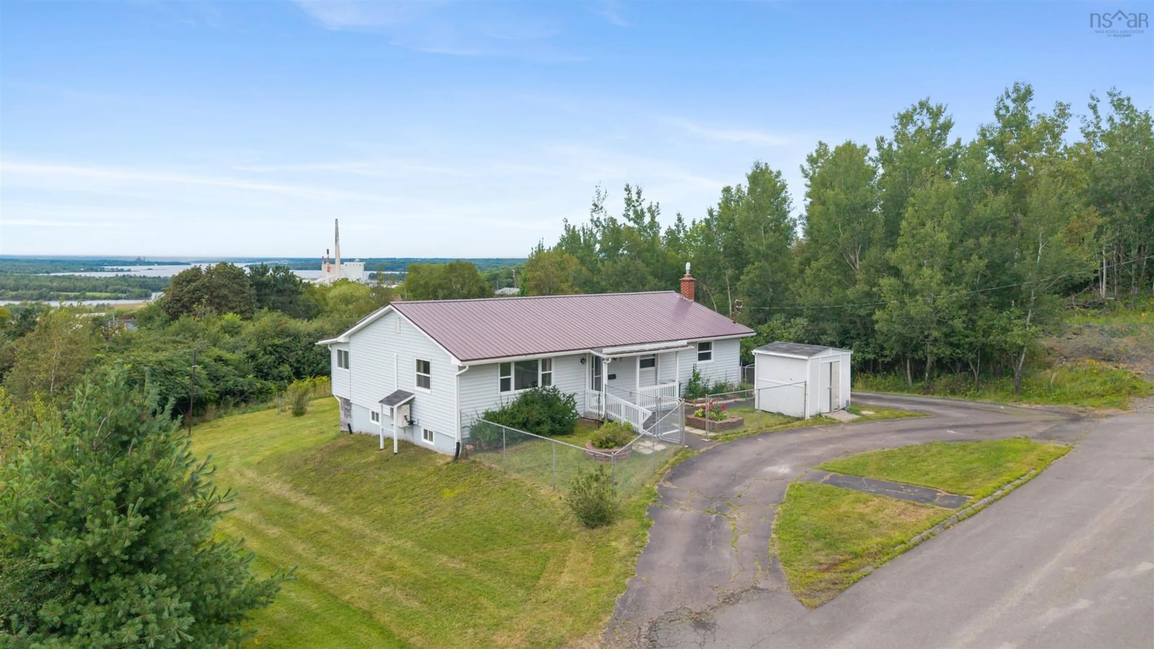 A pic from outside/outdoor area/front of a property/back of a property/a pic from drone, unknown for 9 Anderson Crt, Trenton Nova Scotia B0K 1X0