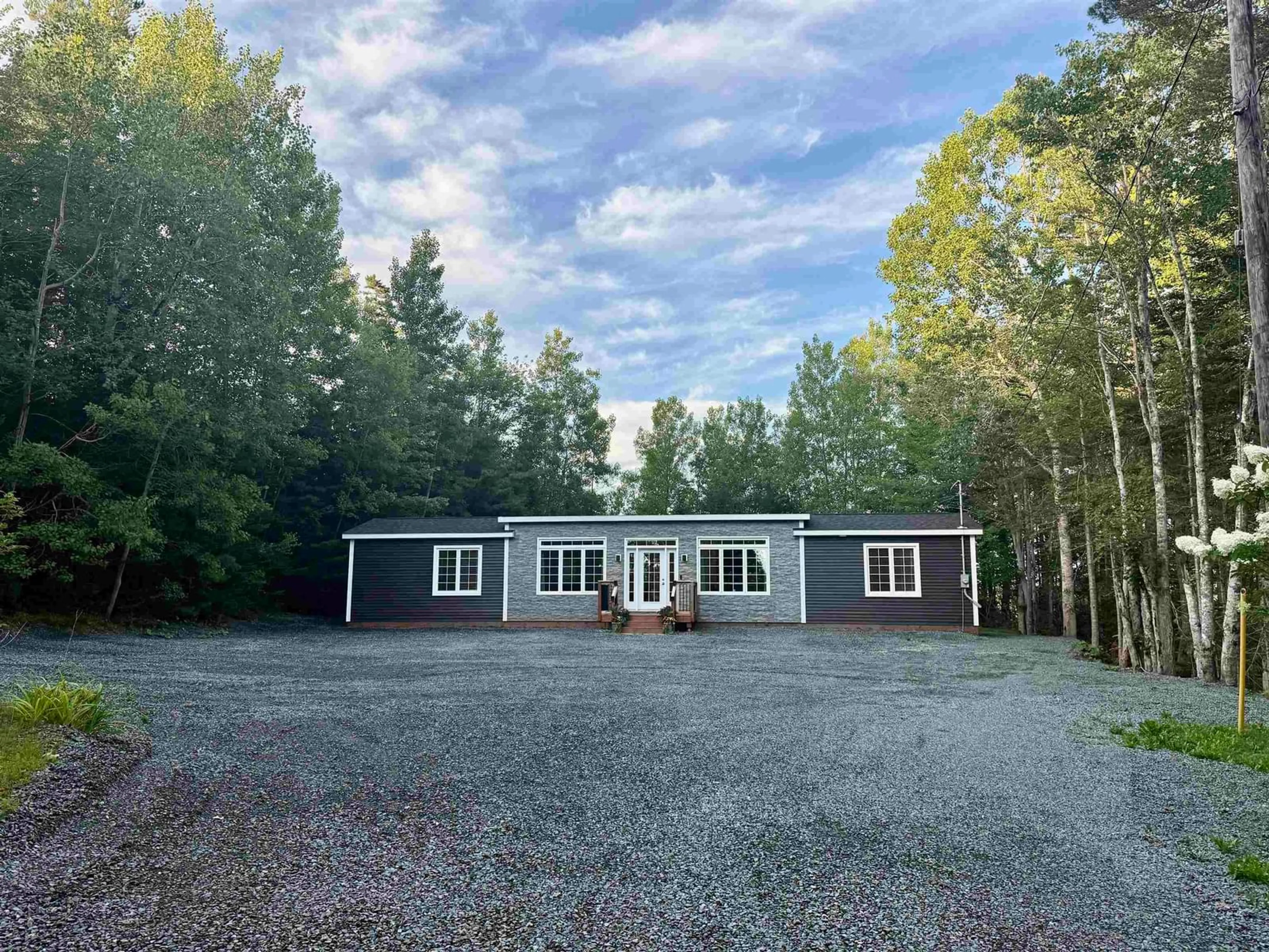 A pic from outside/outdoor area/front of a property/back of a property/a pic from drone, unknown for 7101 Highway 14, Nine Mile River Nova Scotia B2S 2V5