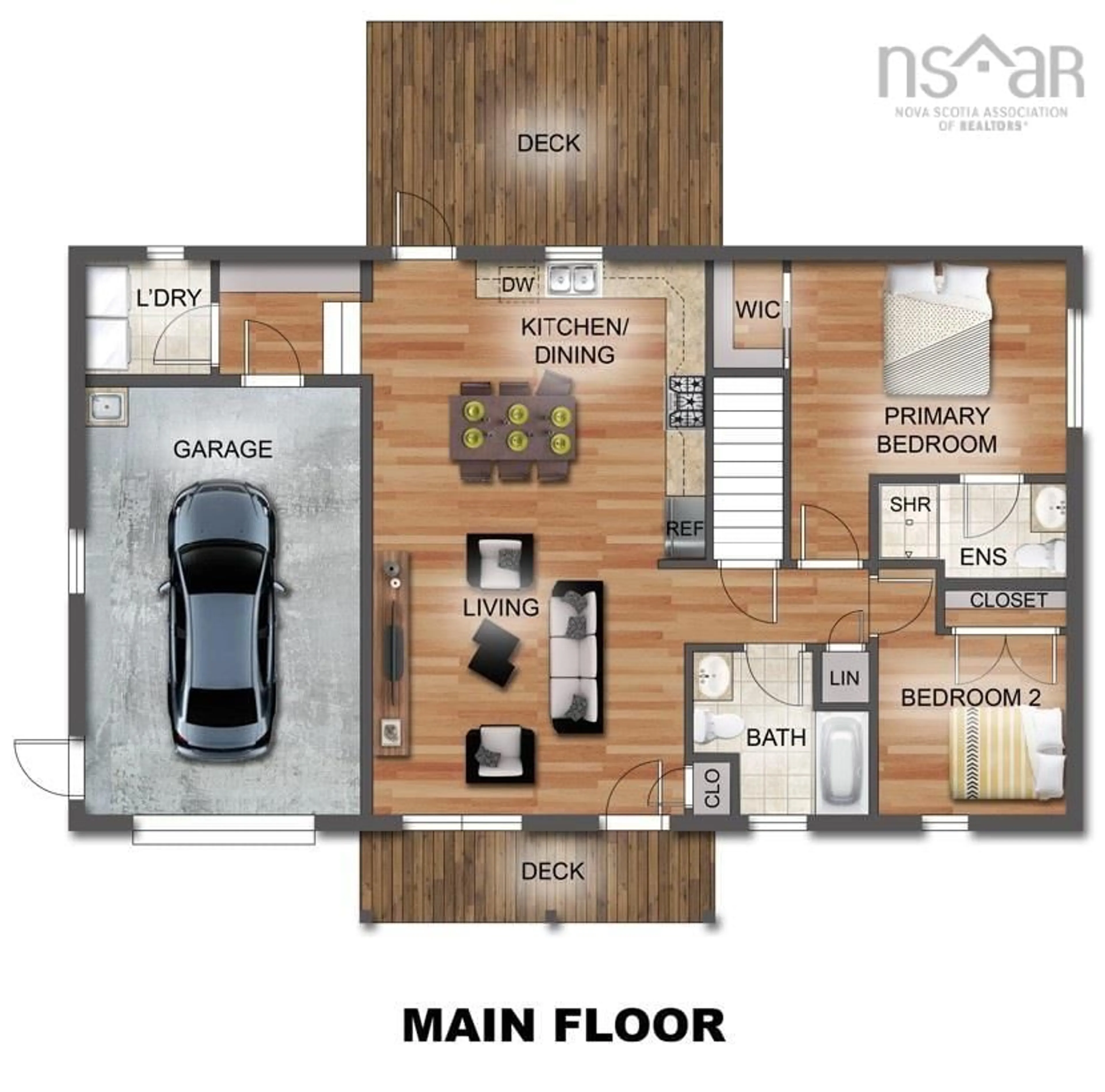 Floor plan for 82 Ronald Lane, East Uniacke Nova Scotia B0N 1Z0