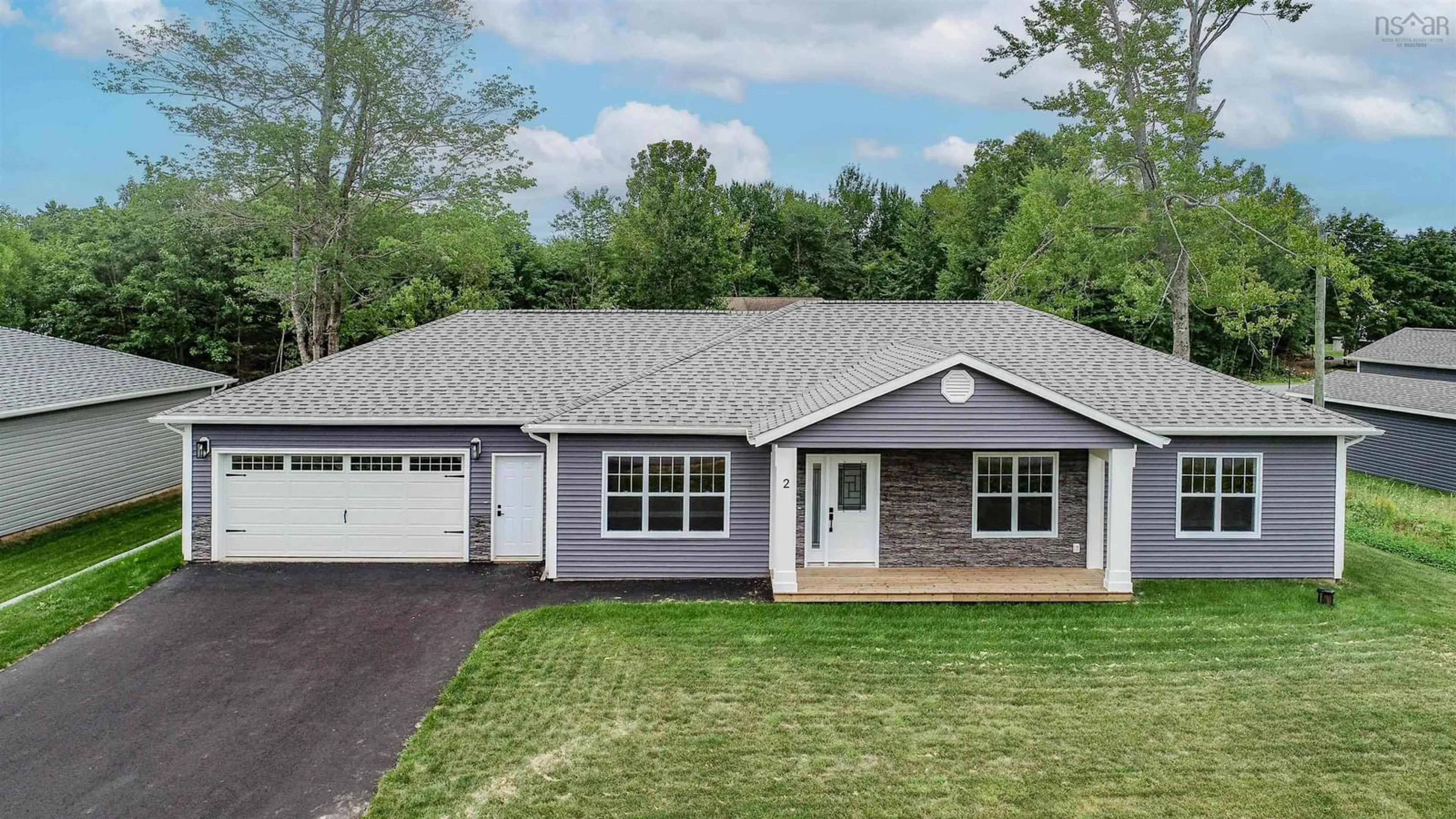 Home with vinyl exterior material, street for 2 Lacey Drive Centreville, Centreville Nova Scotia B0P 1J0