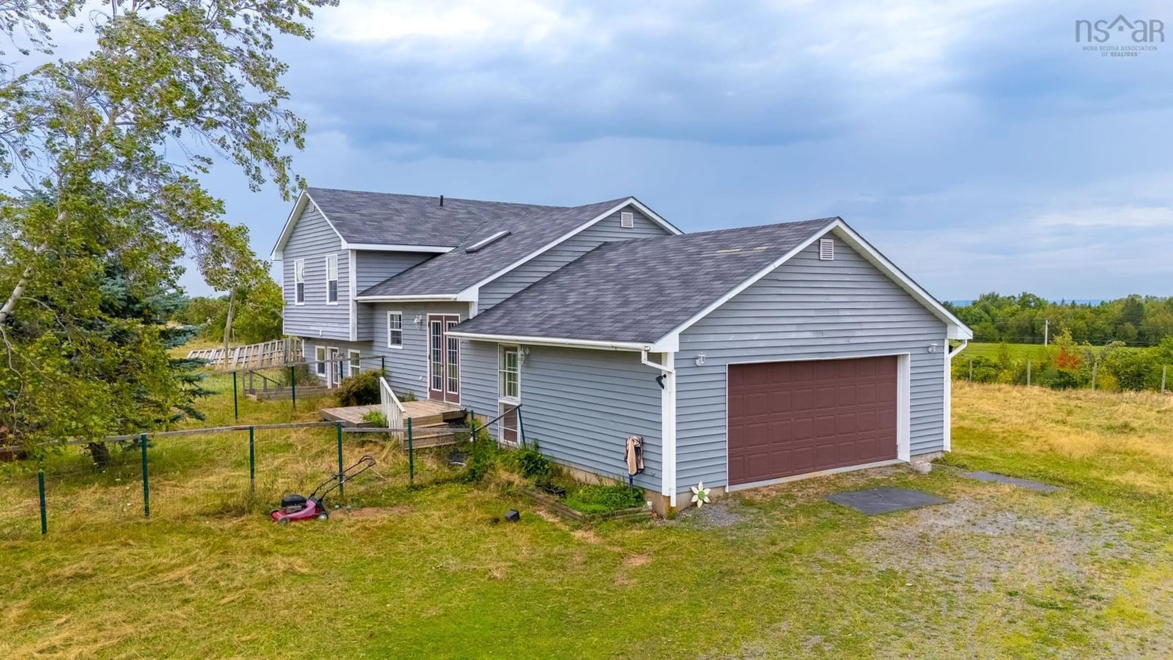 A pic from outside/outdoor area/front of a property/back of a property/a pic from drone, unknown for 89 Basinview Rd, Lockhartville Nova Scotia B0P 1P0