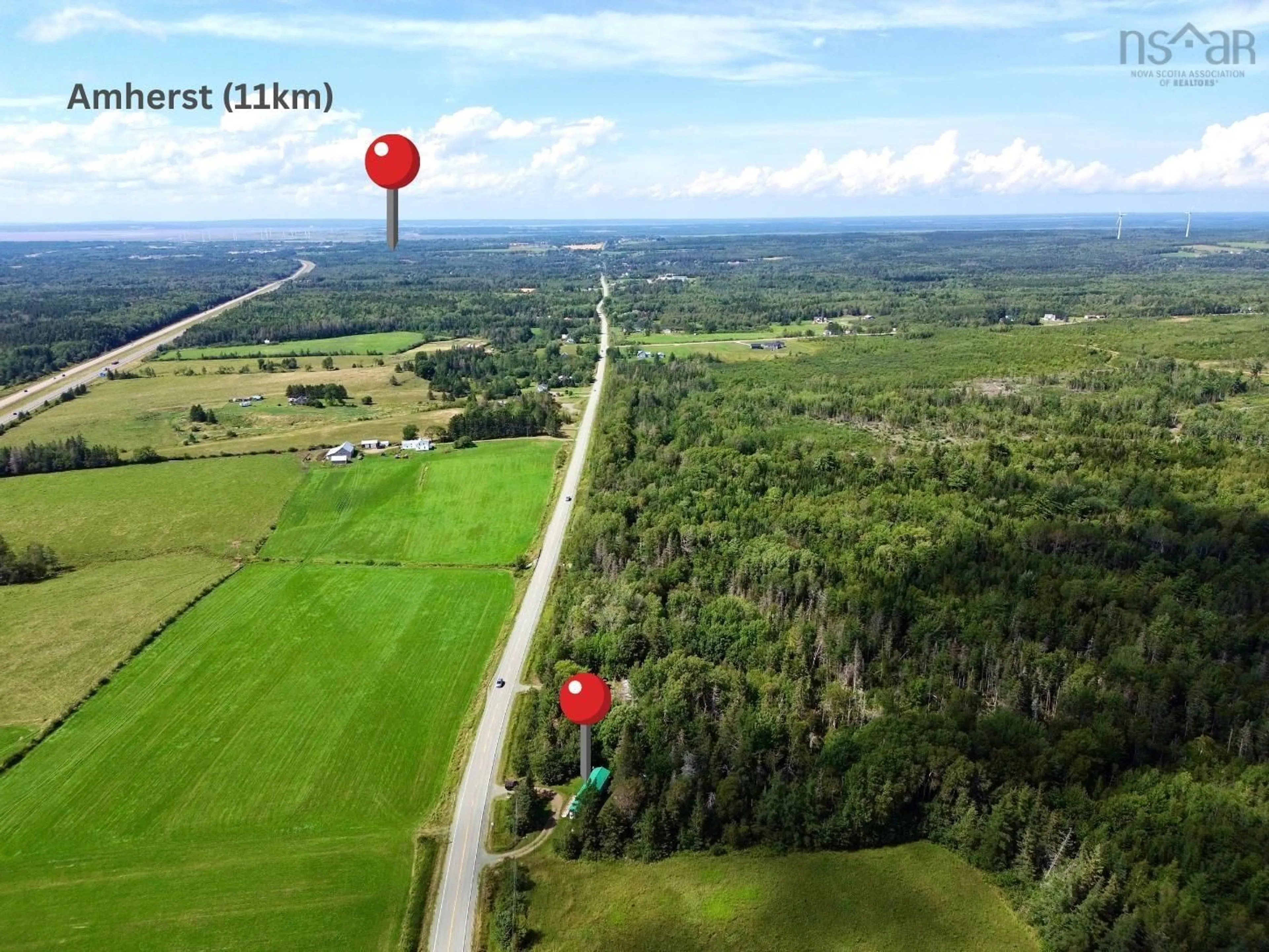 Picture of a map for 1357 Highway 204, Brookdale Nova Scotia B4H 3Y1