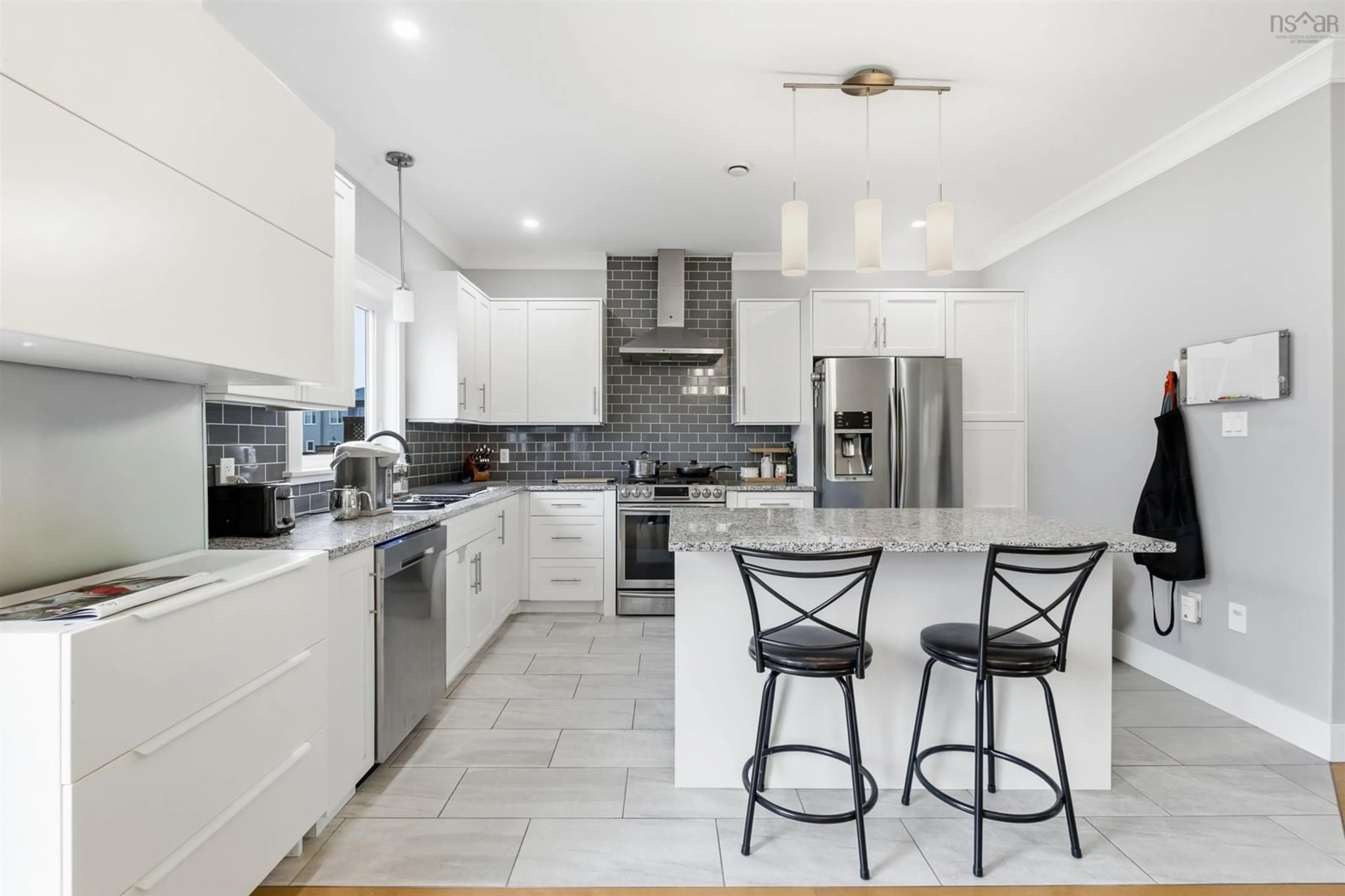Contemporary kitchen, ceramic/tile floor for 52 Eliza Ritchie Cres, Rockingham Nova Scotia B3M 0K5