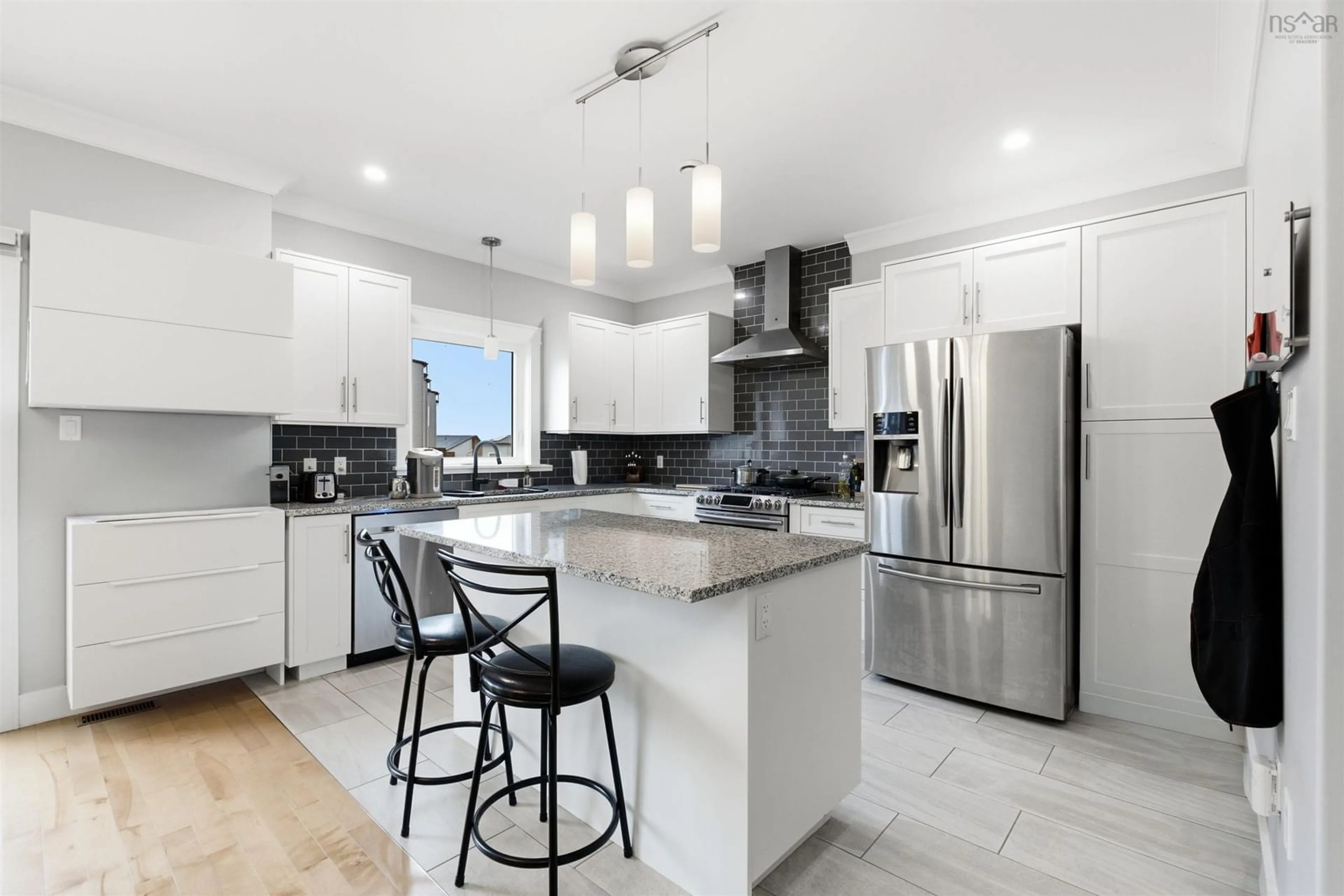 Contemporary kitchen, ceramic/tile floor for 52 Eliza Ritchie Cres, Rockingham Nova Scotia B3M 0K5