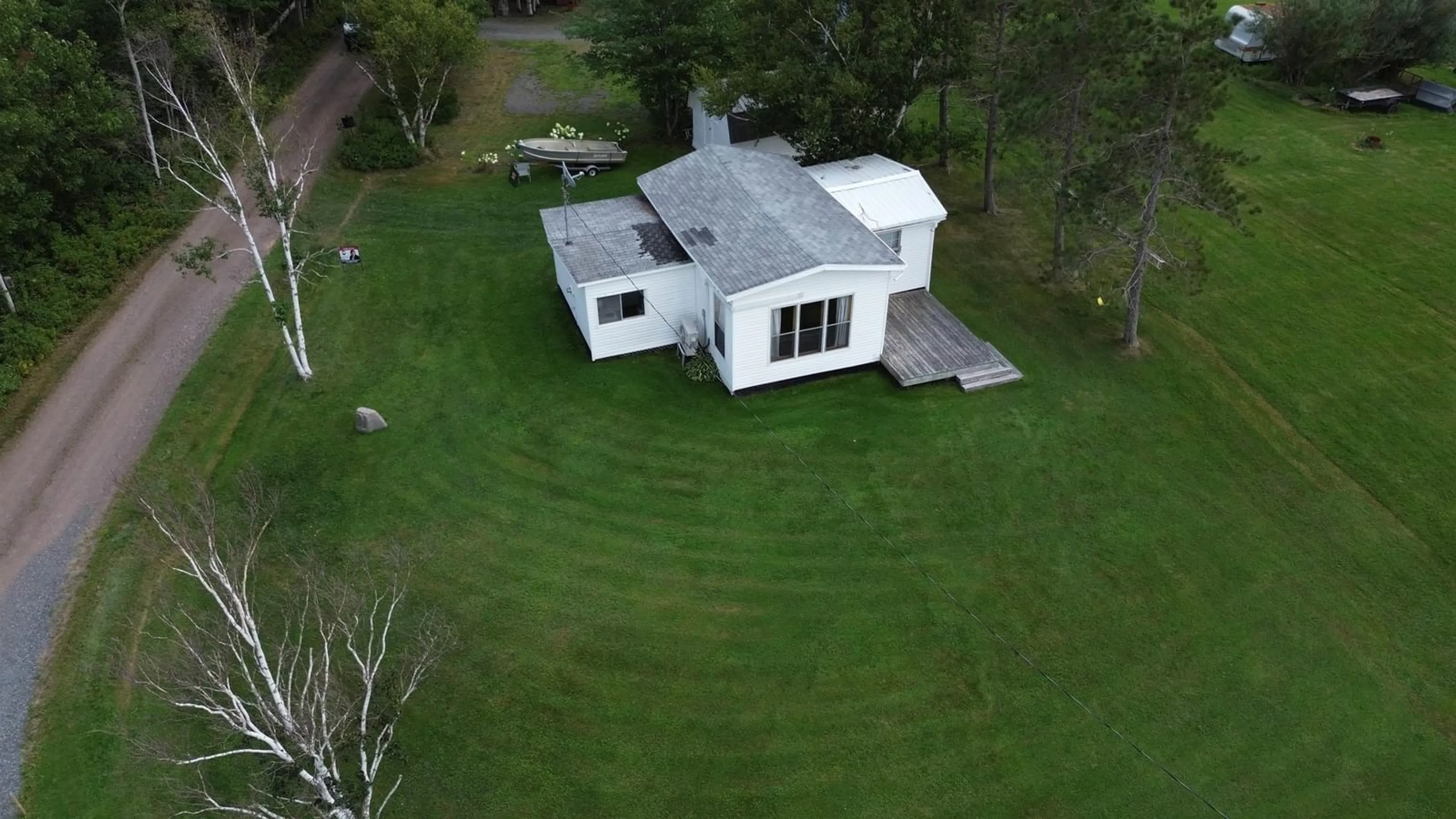 A pic from outside/outdoor area/front of a property/back of a property/a pic from drone, building for 25 Sunset Dr, Brule Nova Scotia B0K 1V0