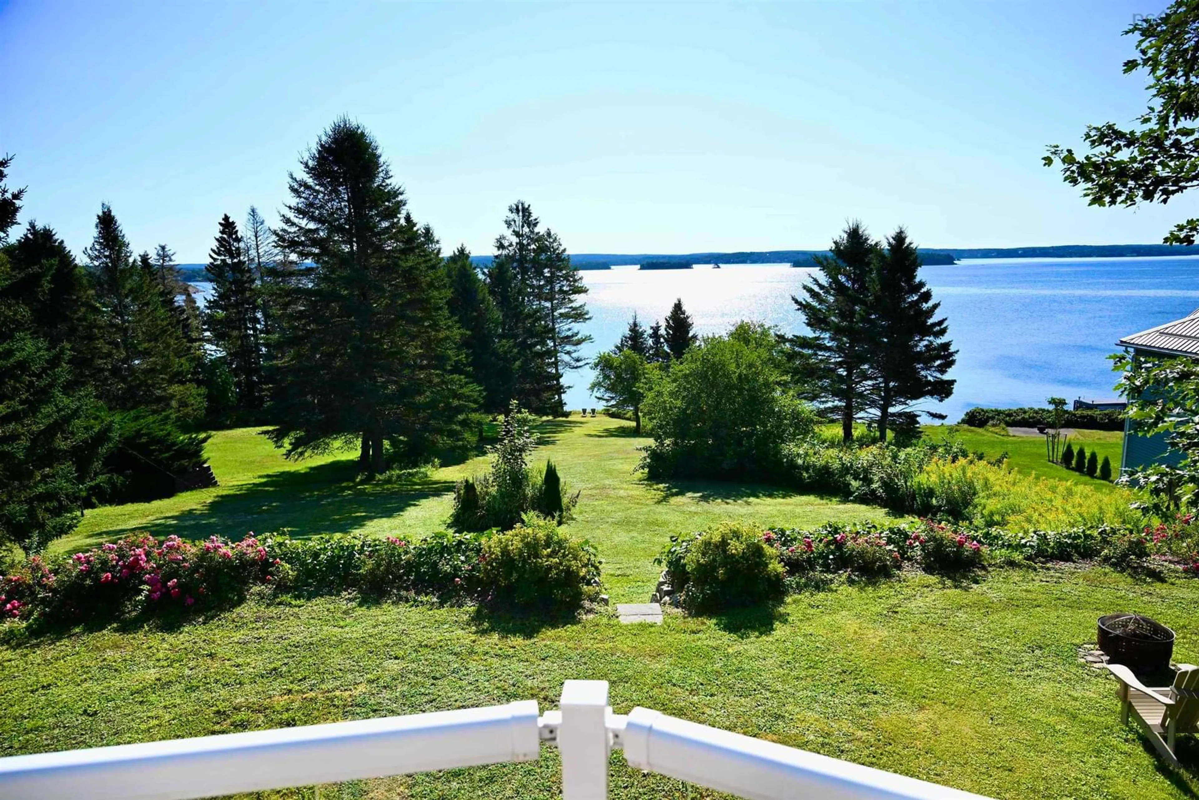 Patio, water/lake/river/ocean view for 20 Lennox Rd, Black Point Nova Scotia B0J 1T0