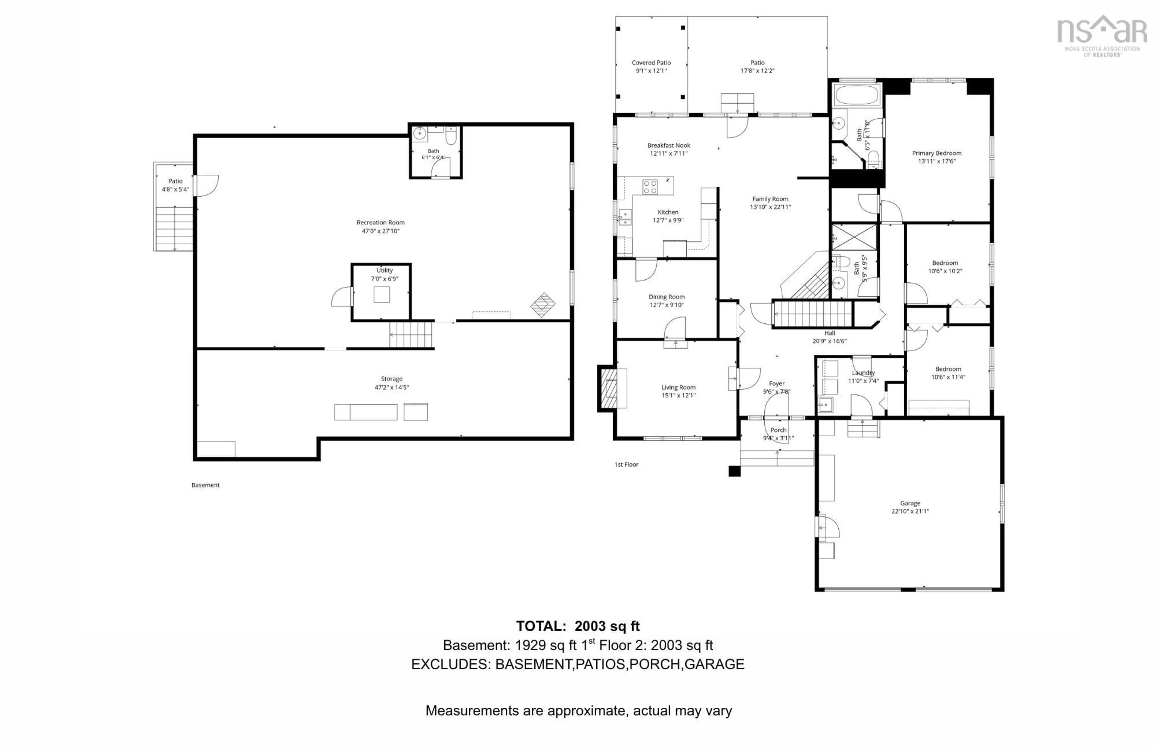 Floor plan for 11 Taylor Dr, Windsor Junction Nova Scotia B2T 1K7