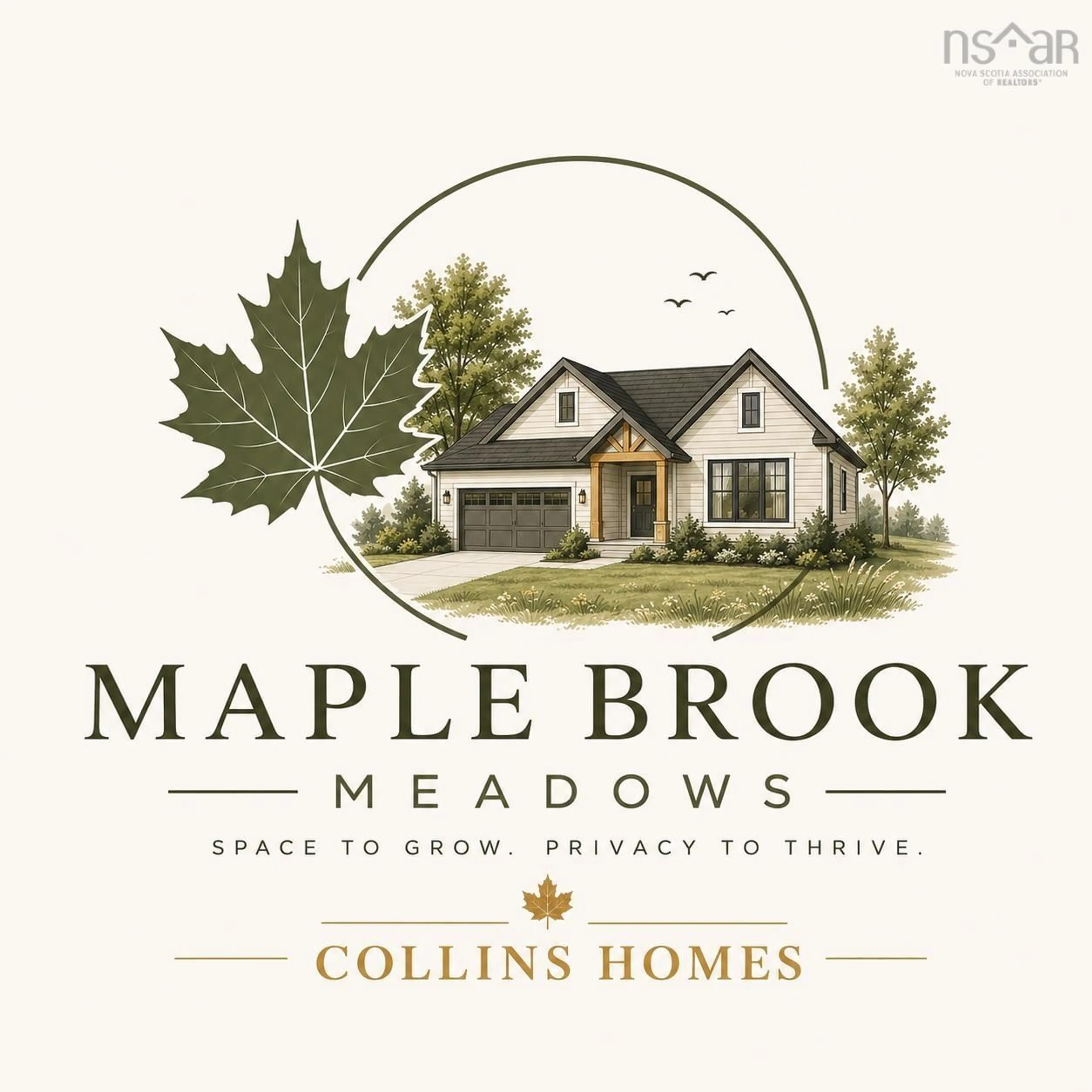 Home with brick exterior material, street for Kelly Rd #Lot 102, Wellington Nova Scotia B2T 1B7