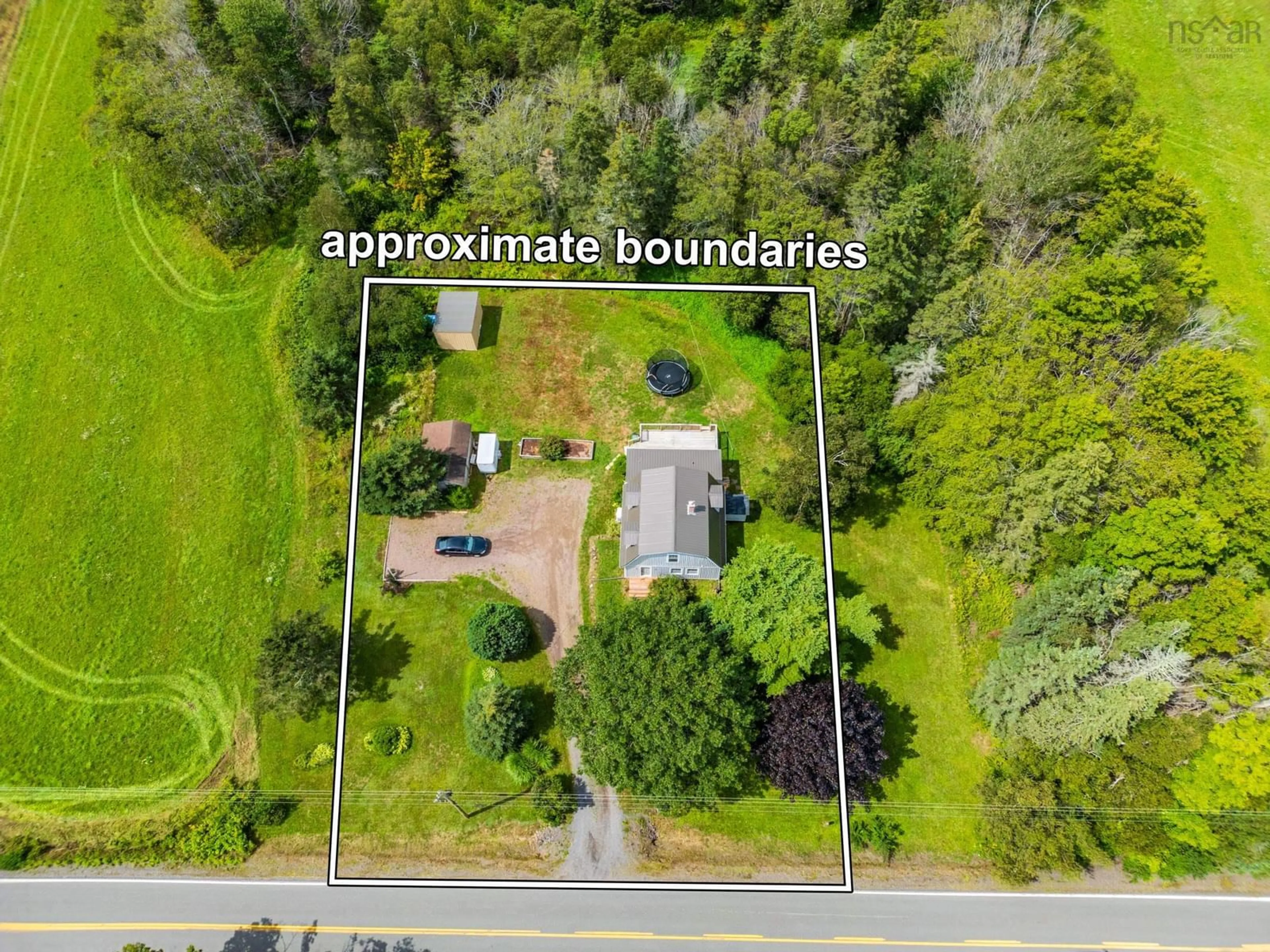 A pic from outside/outdoor area/front of a property/back of a property/a pic from drone, unknown for 2415 Highway 362 Hwy, Margaretsville Nova Scotia B0S 1P0