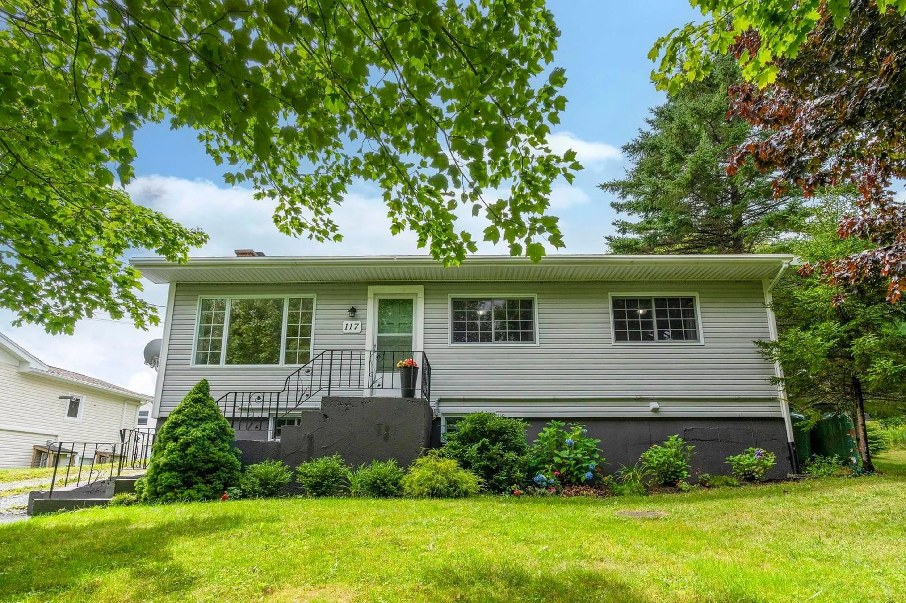 Home with vinyl exterior material, street for 117 Brookside Rd, Brookside Nova Scotia B3T 1S3