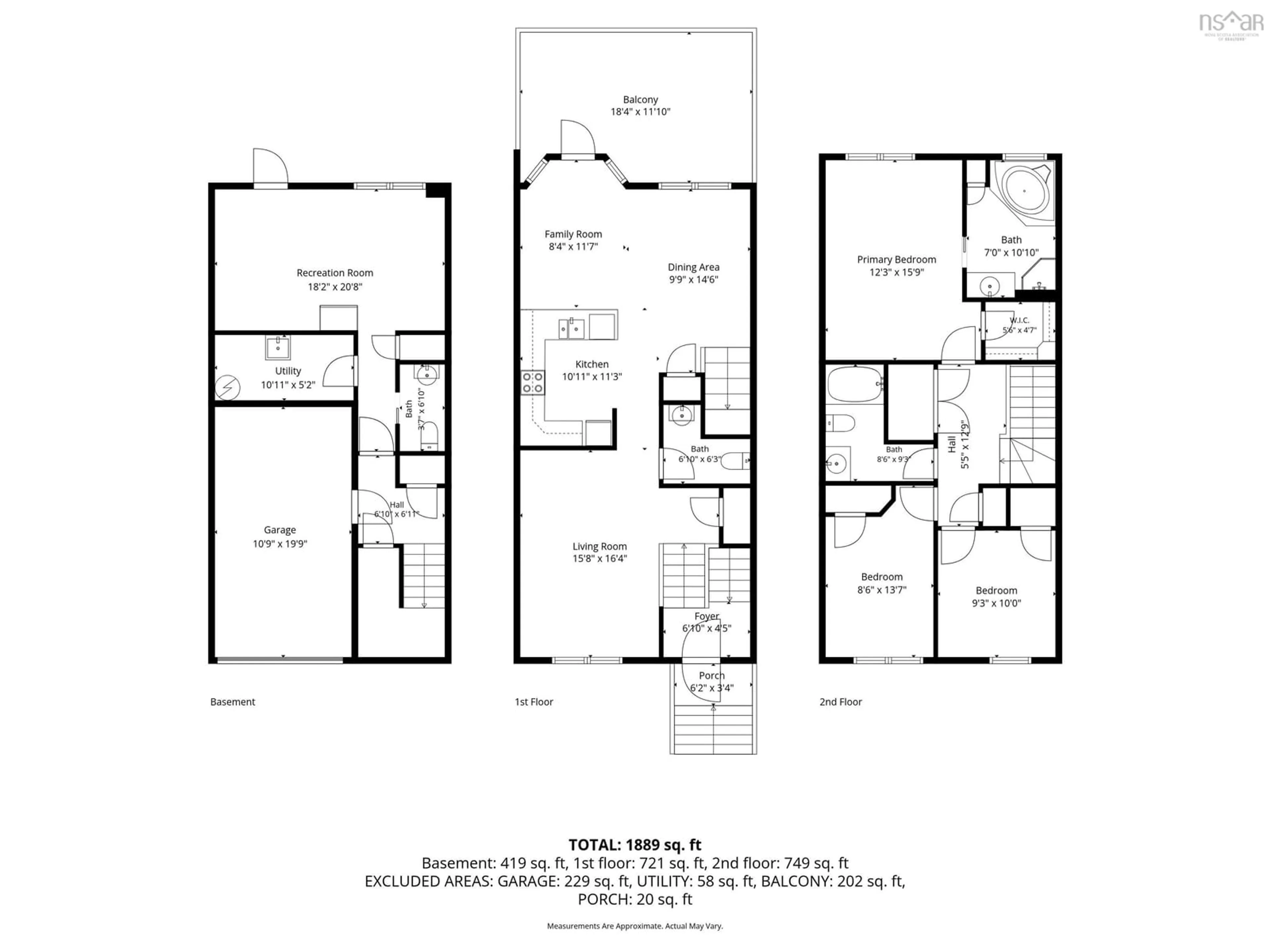 Floor plan for 30 Brigadier Crt, Halifax Nova Scotia B3M 4Y5