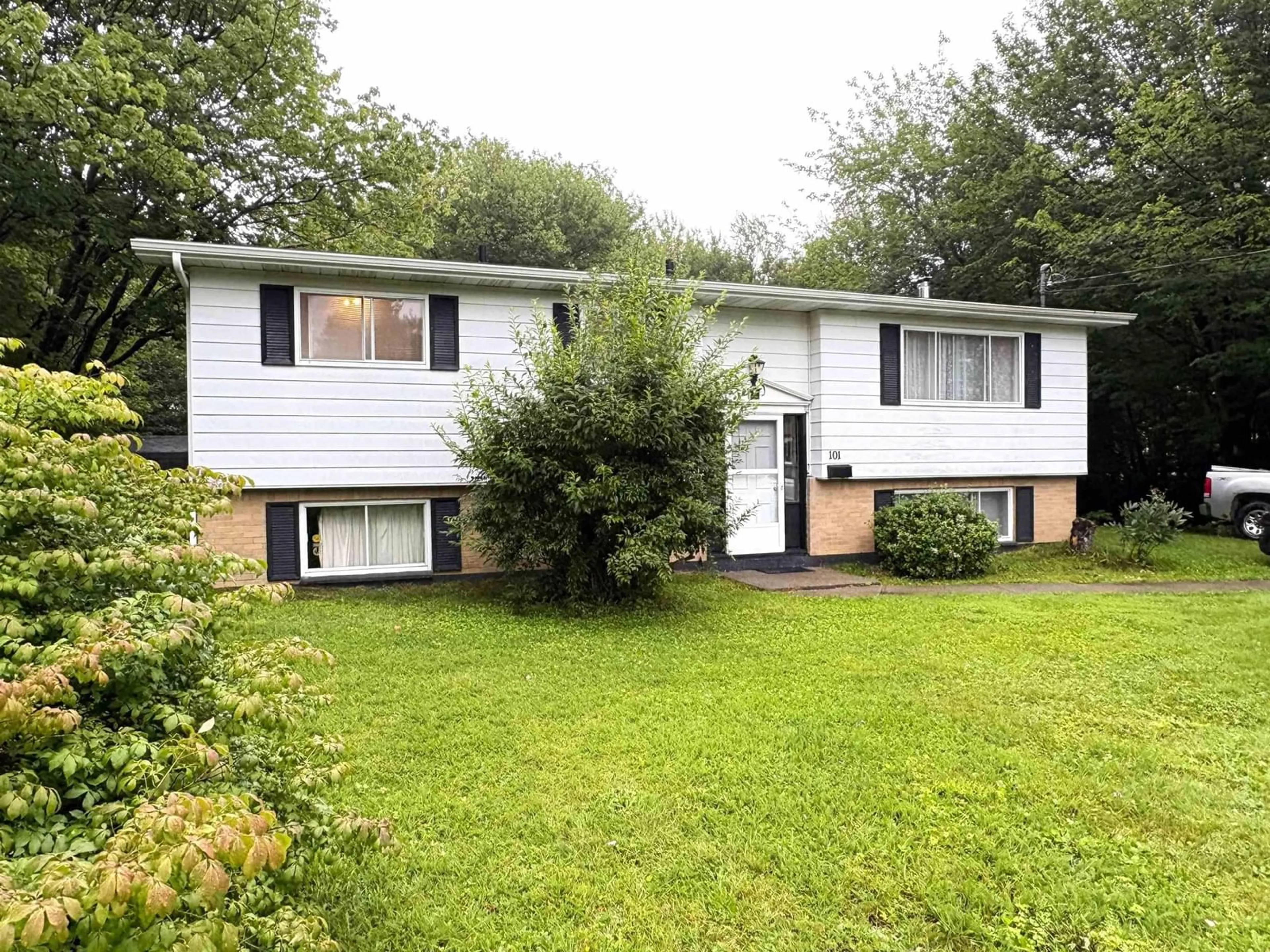 Home with vinyl exterior material, street for Kenwood Dr #101, Sydney River Nova Scotia B1S 3L1