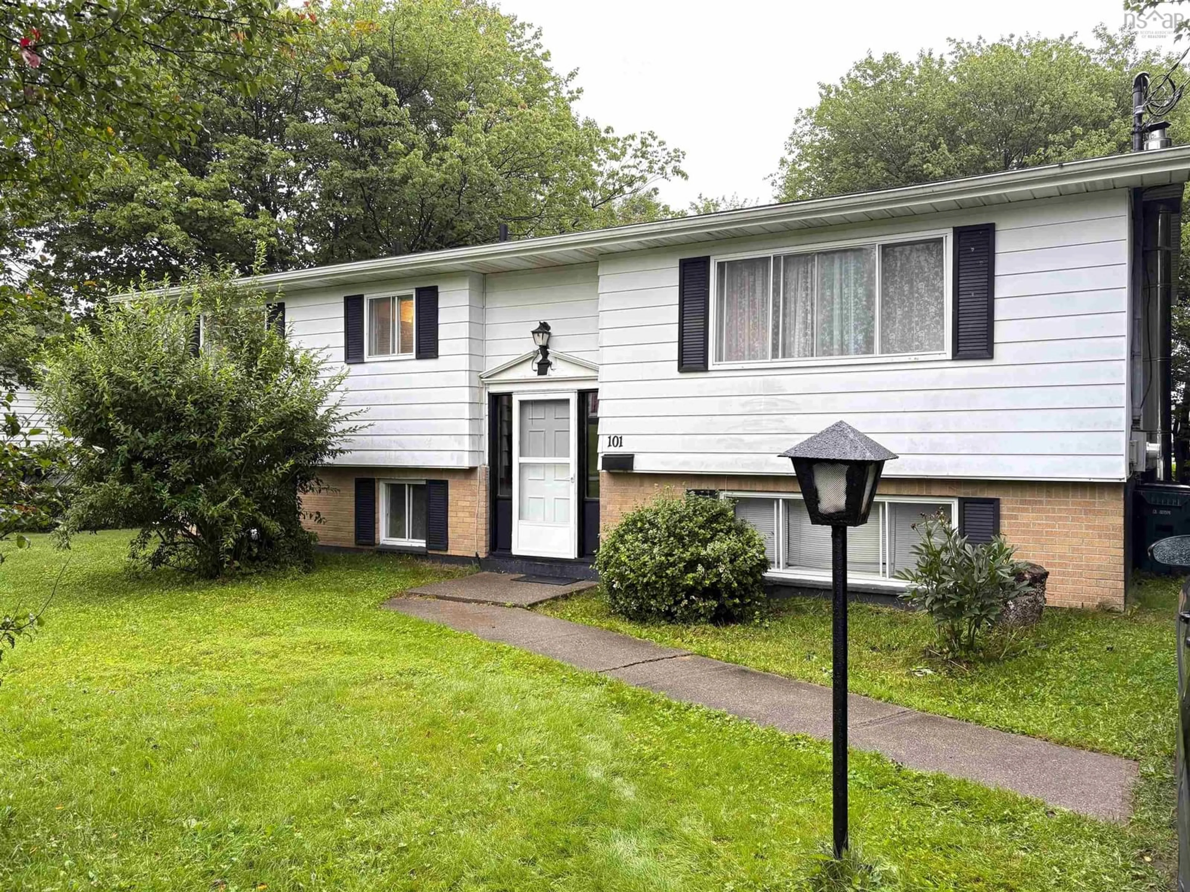 Home with vinyl exterior material, street for Kenwood Dr #101, Sydney River Nova Scotia B1S 3L1