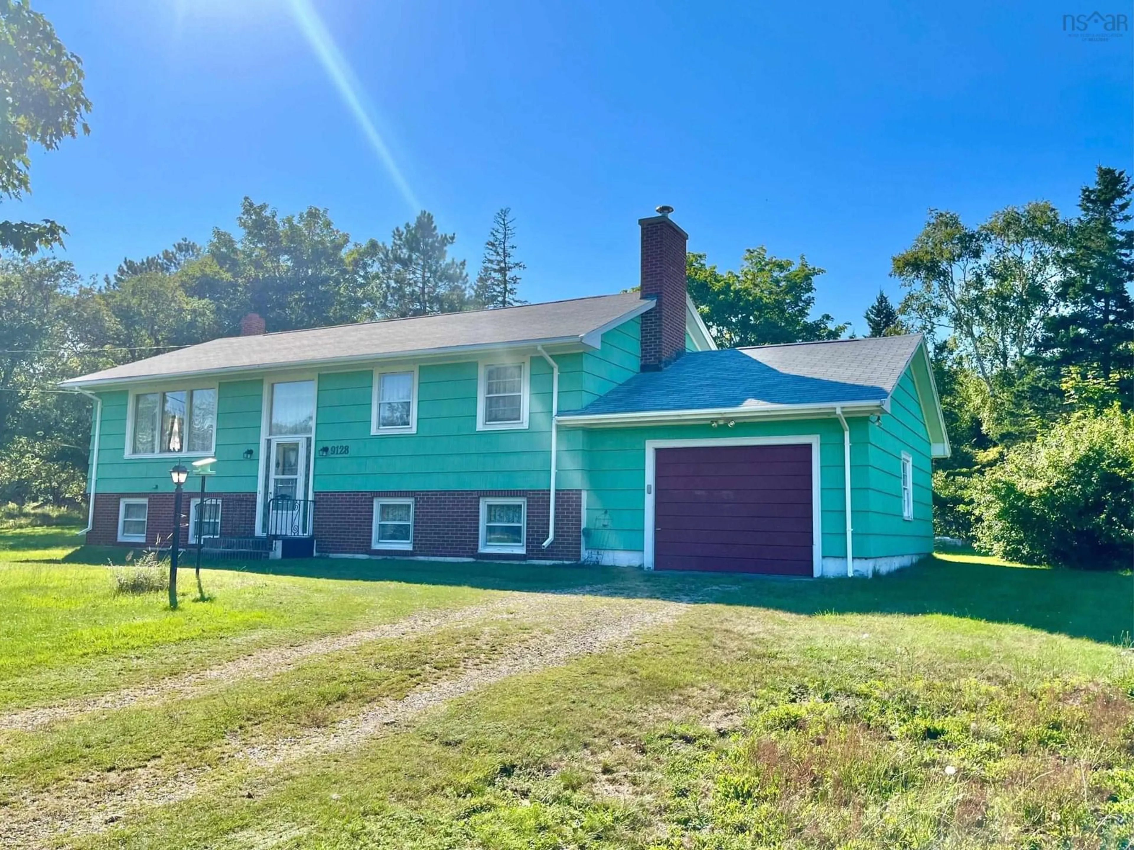 A pic from outside/outdoor area/front of a property/back of a property/a pic from drone, unknown for 9128 Highway 3, Pleasant Lake Nova Scotia B5A 5J9