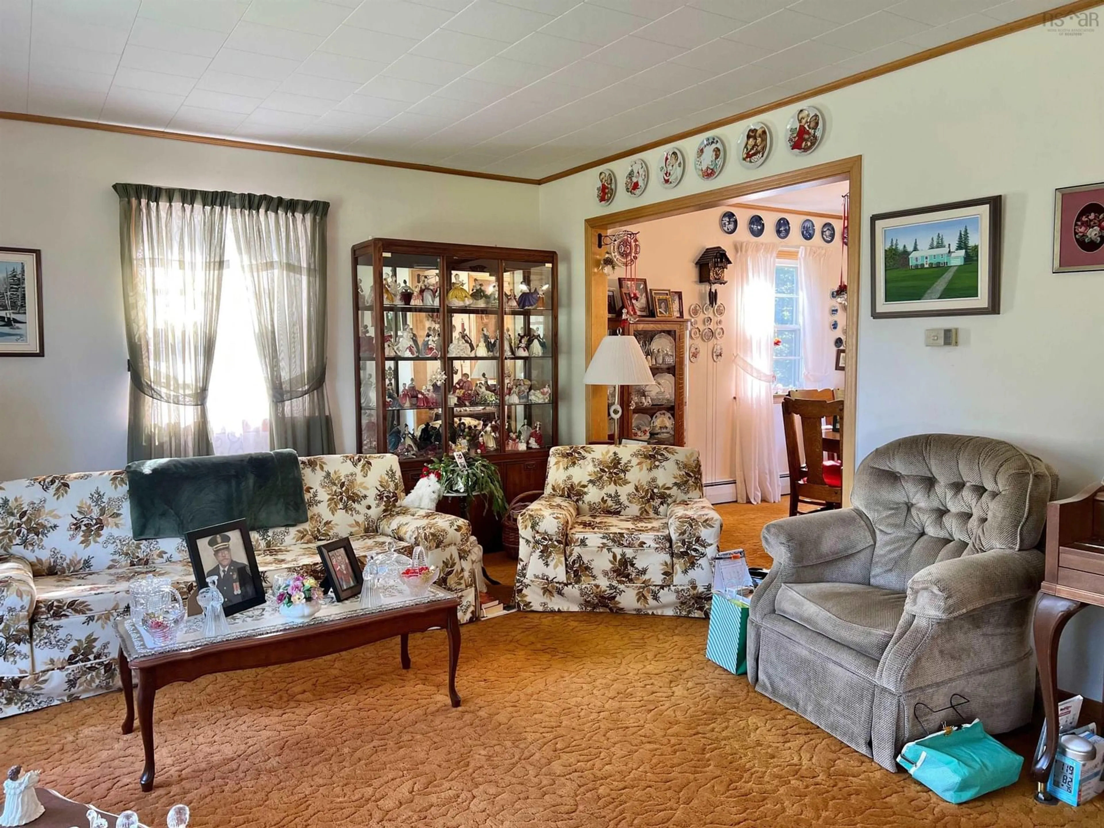 Living room with furniture, unknown for 9128 Highway 3, Pleasant Lake Nova Scotia B5A 5J9