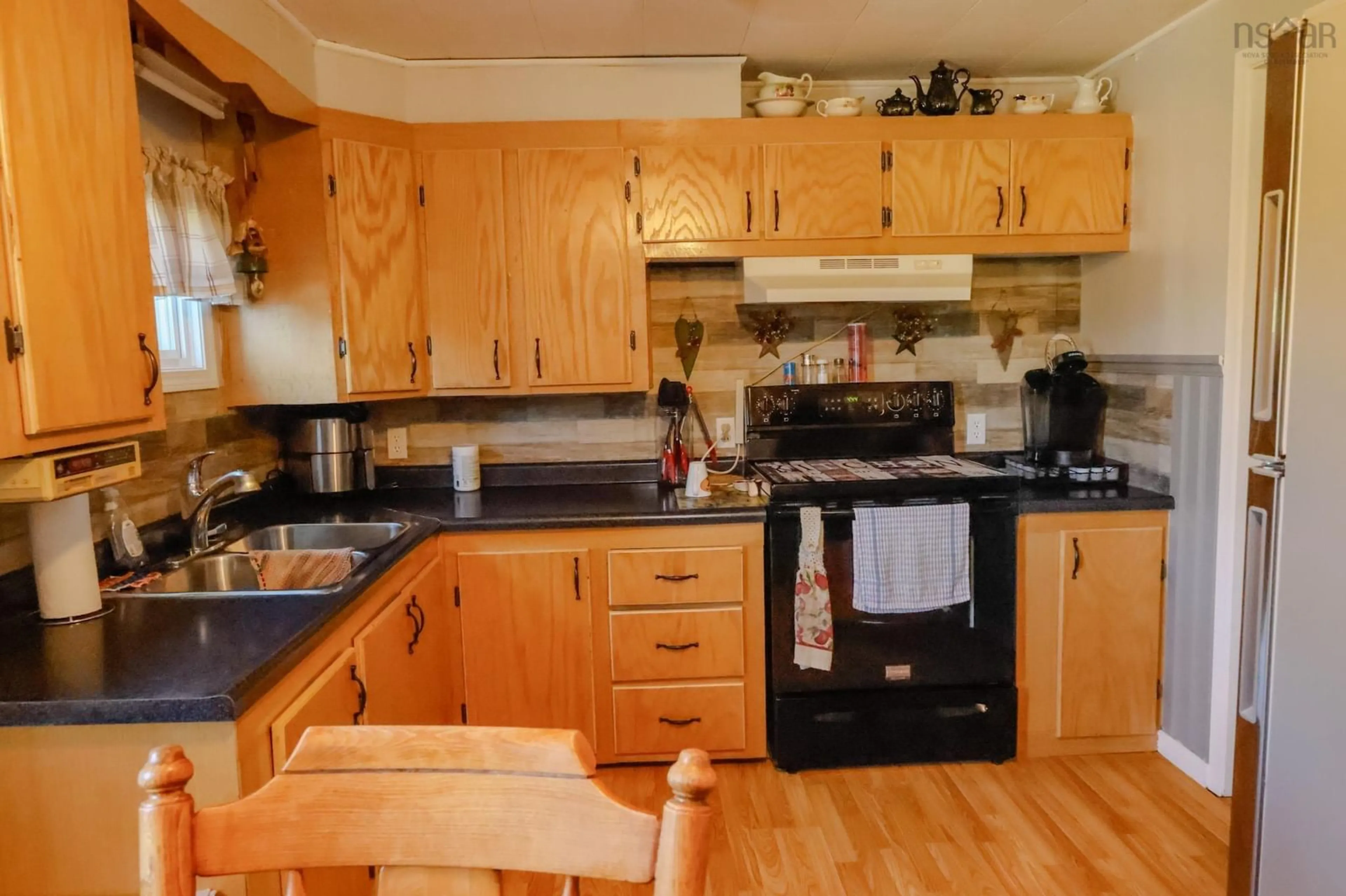 Standard kitchen, wood/laminate floor for 1814 Port La Tour Rd, Reynoldscroft Nova Scotia B0W 3N0