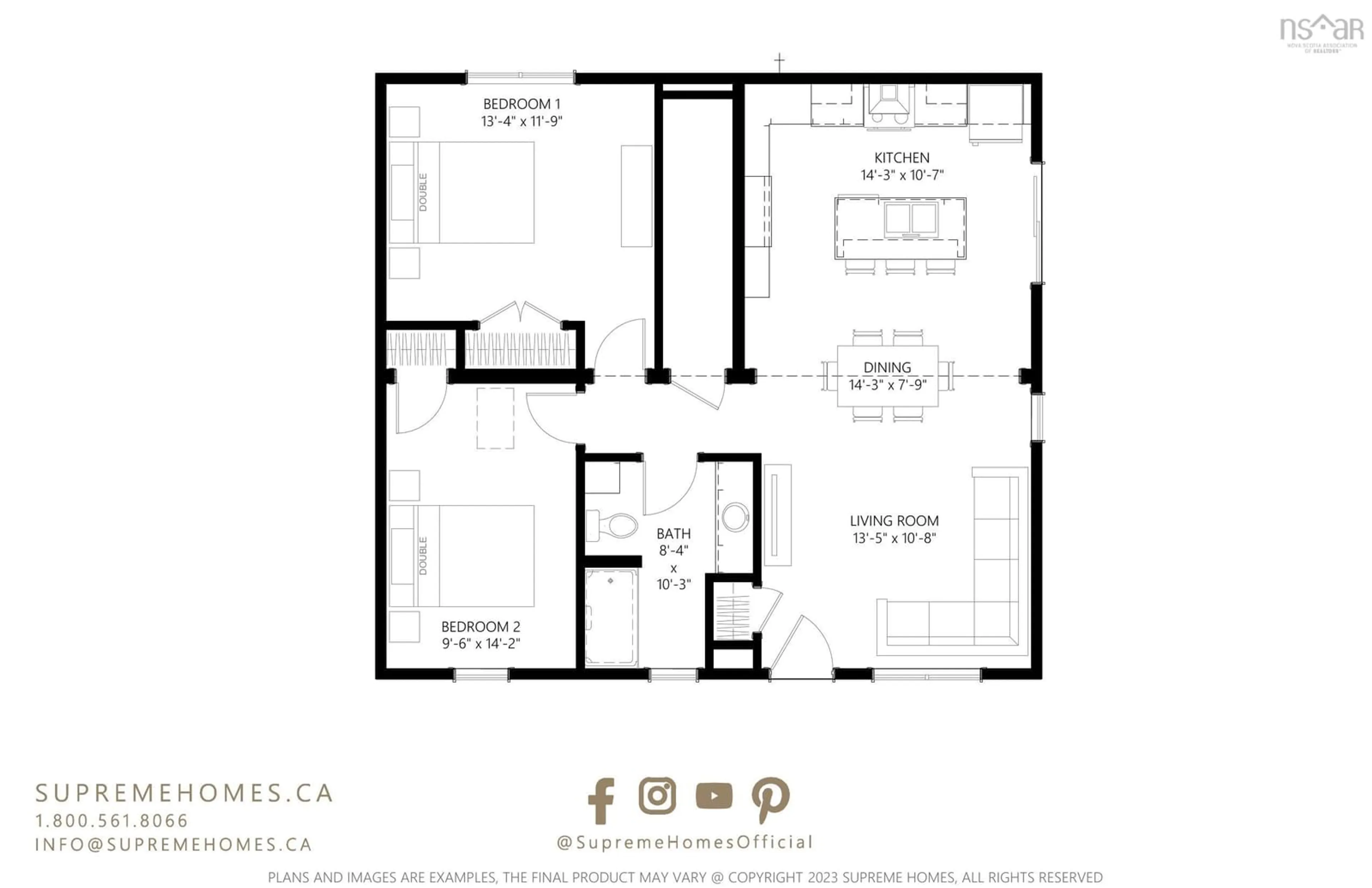 Floor plan for Wentworth Rd #Lot 5, Wentworth Creek Nova Scotia B0N 2T0