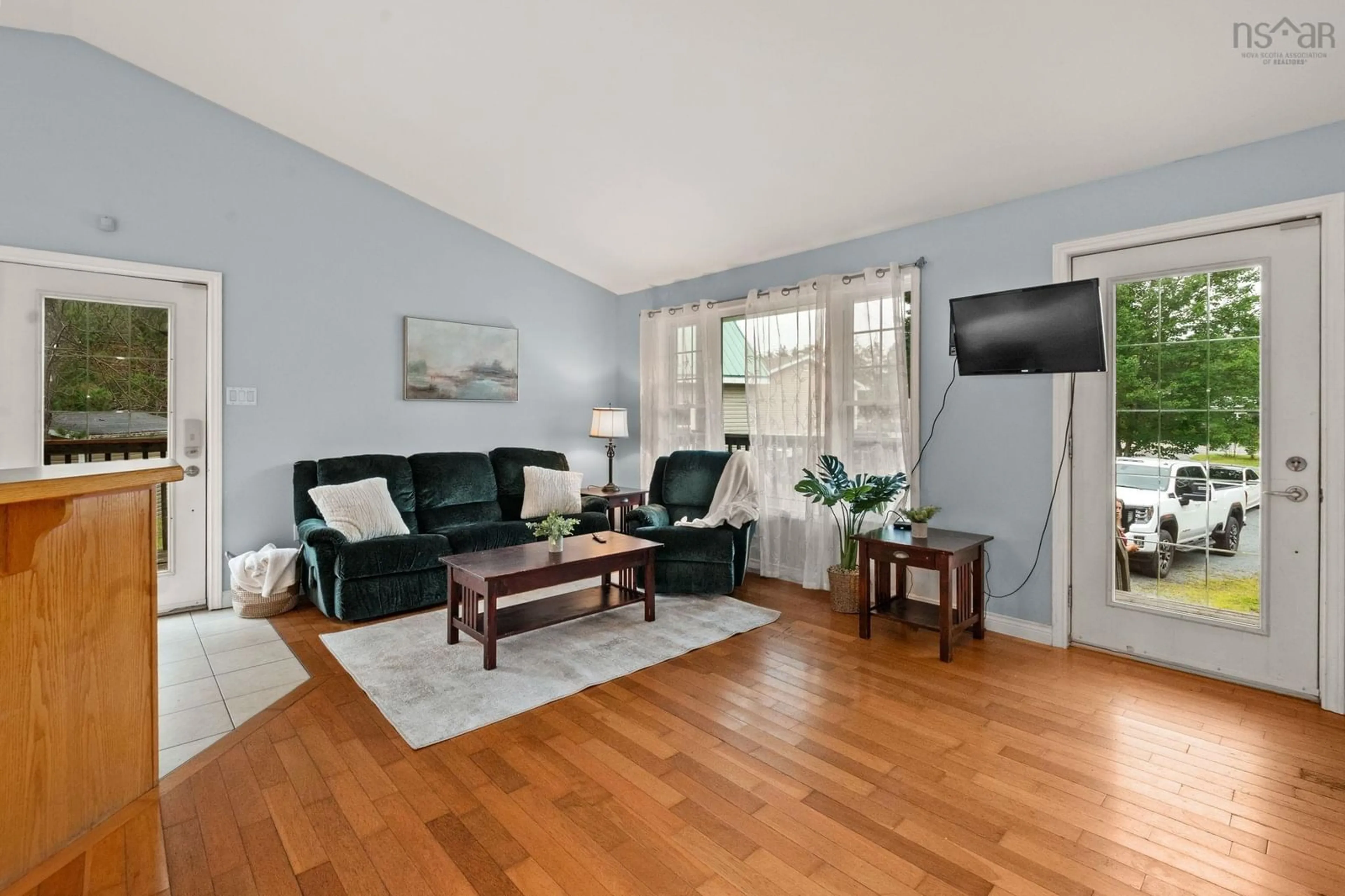 Living room with furniture, unknown for 6667 Highway 14, Nine Mile River Nova Scotia B2S 2V7