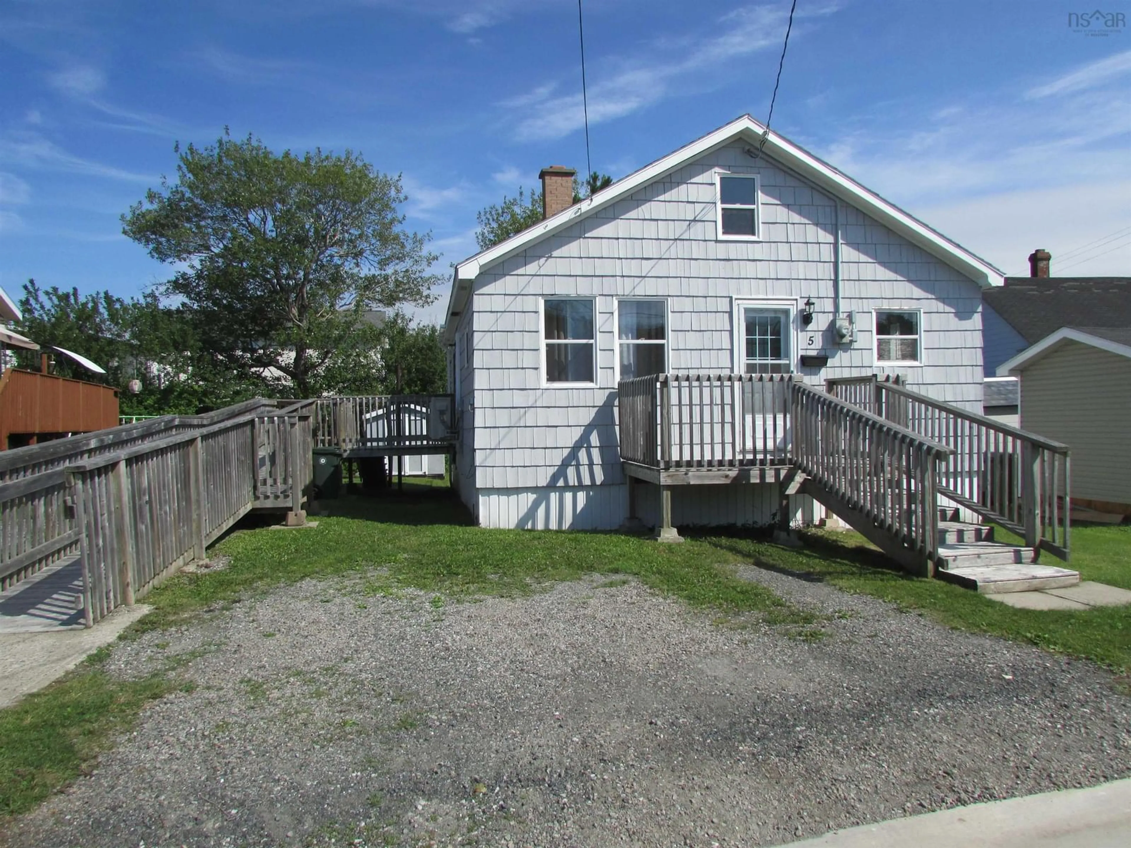 A pic from outside/outdoor area/front of a property/back of a property/a pic from drone, street for 5 Clifford St, North Sydney Nova Scotia B2A 1X2