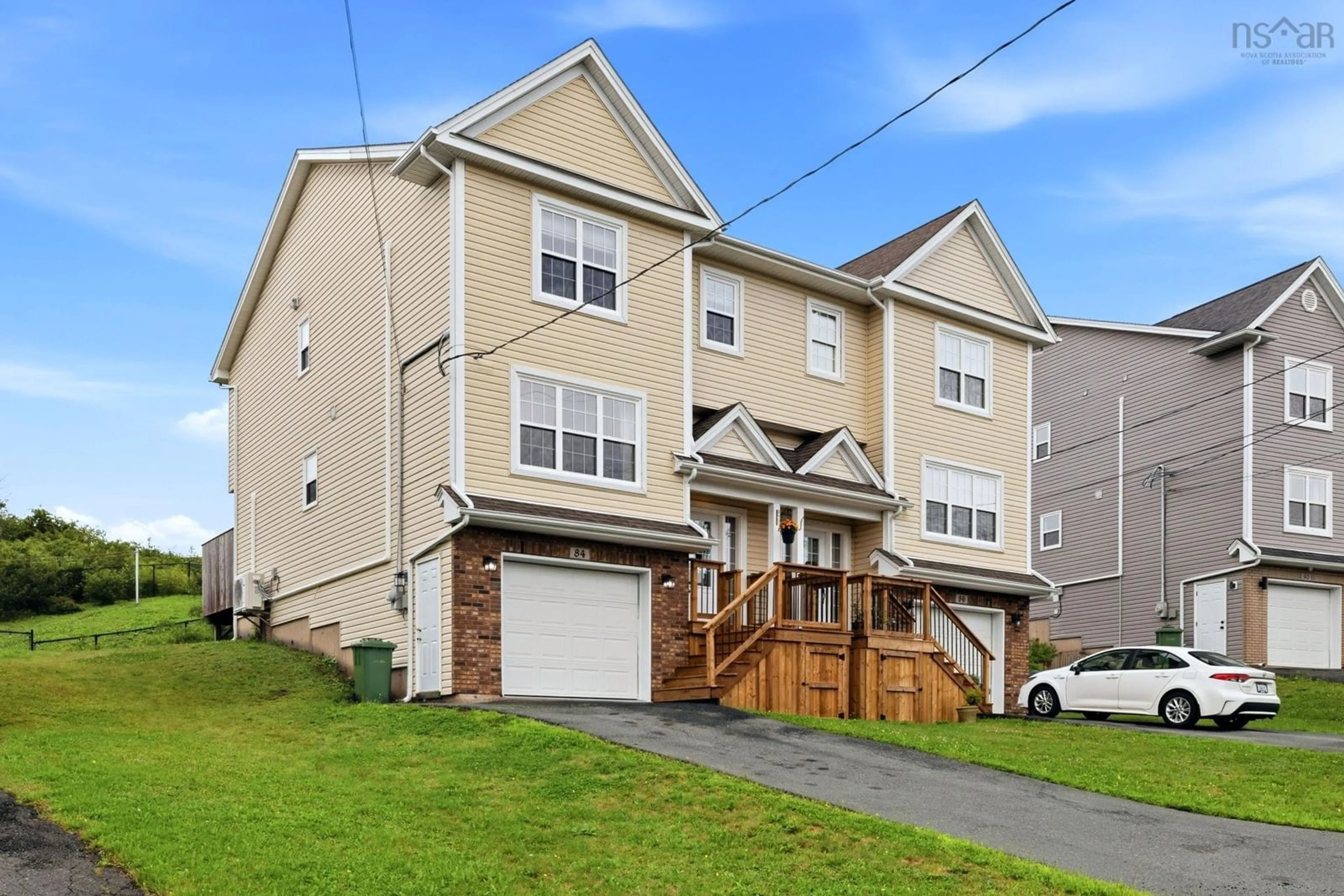 Home with vinyl exterior material, street for 84 Darlington Dr, Middle Sackville Nova Scotia B4E 0H4