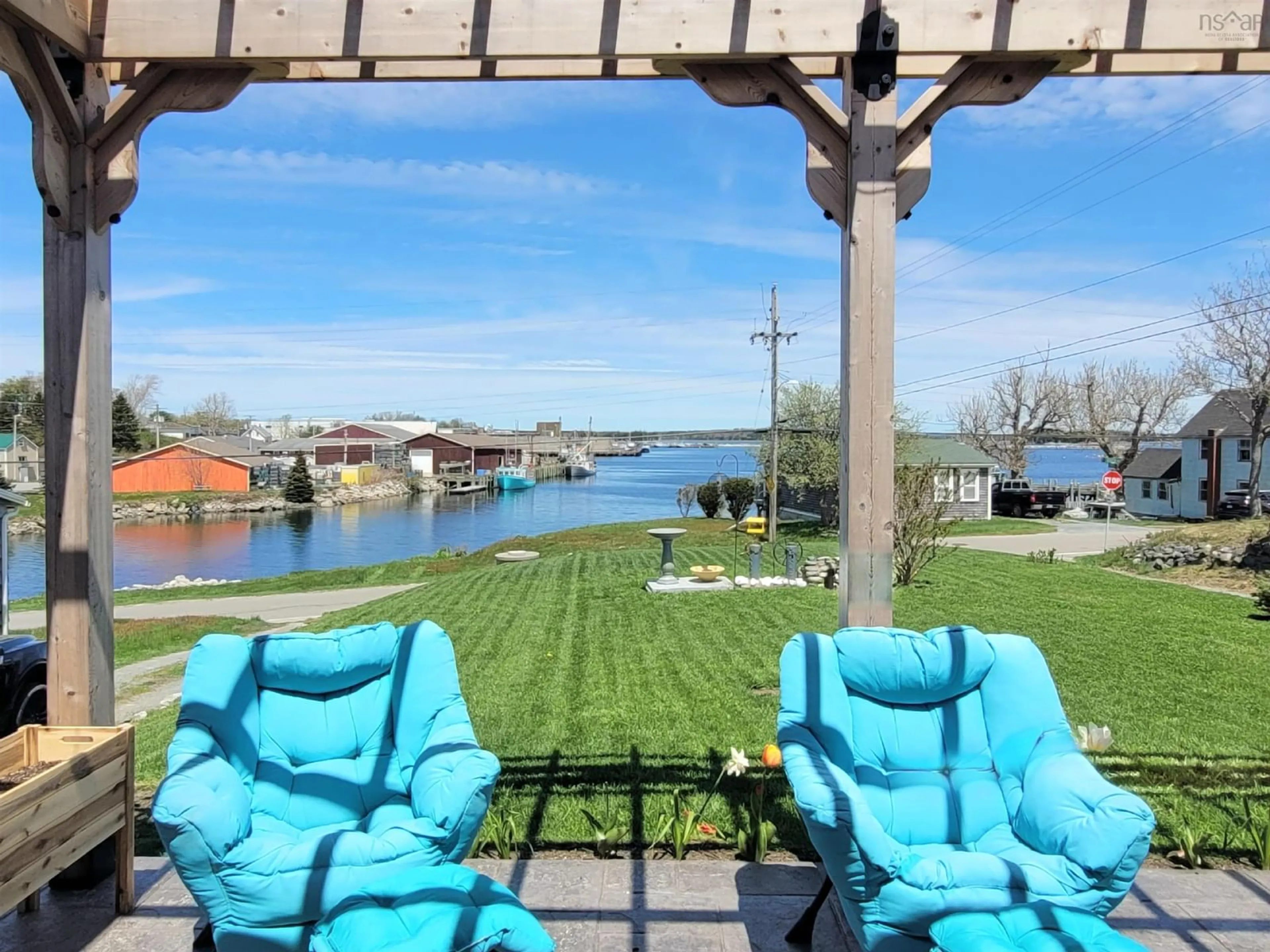 Patio, water/lake/river/ocean view for 83 South St, Lockeport Nova Scotia B0T 1L0