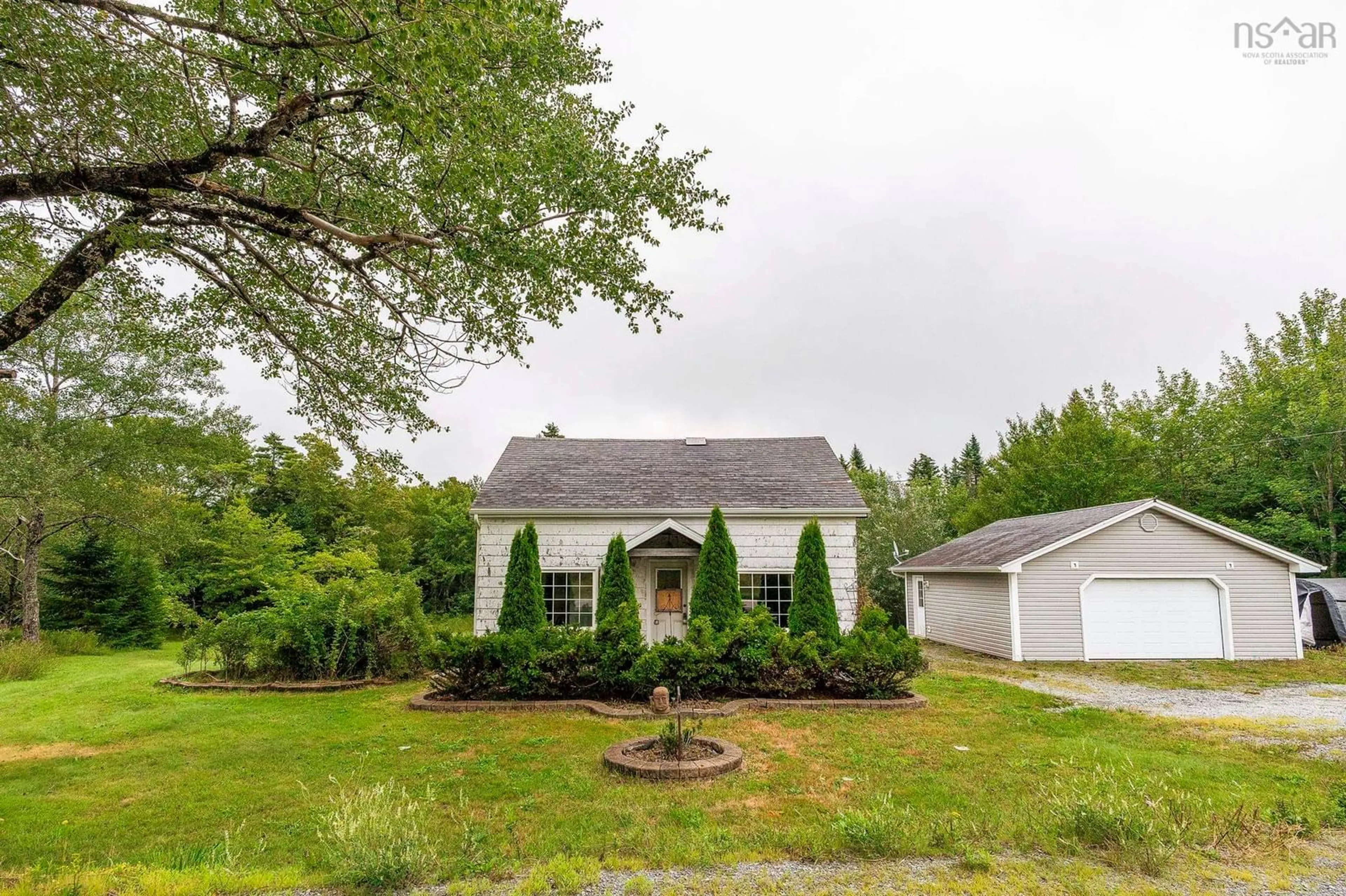 A pic from outside/outdoor area/front of a property/back of a property/a pic from drone, street for 3352 Beaver Bank Rd, East Uniacke Nova Scotia B4G 0E5