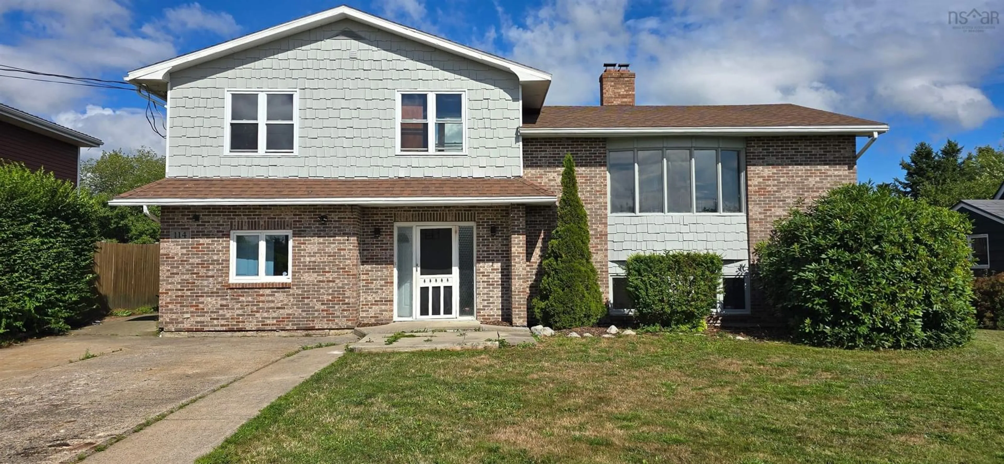 Home with vinyl exterior material, street for 114 Moody Park Dr, Williamswood Nova Scotia B3V 1B8