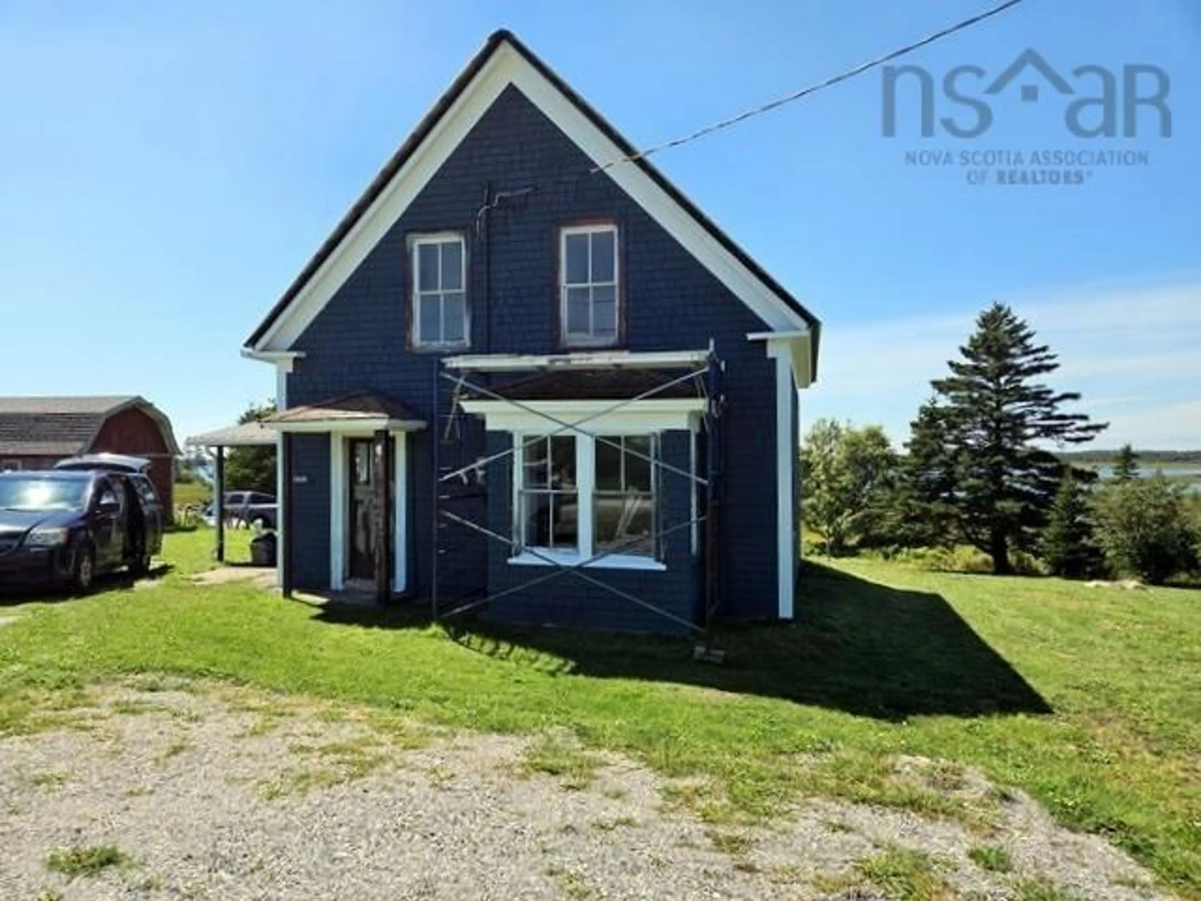 A pic from outside/outdoor area/front of a property/back of a property/a pic from drone, street for 7631 Upper Wood's Harbour, Upper Woods Harbour Nova Scotia B0W 2E0