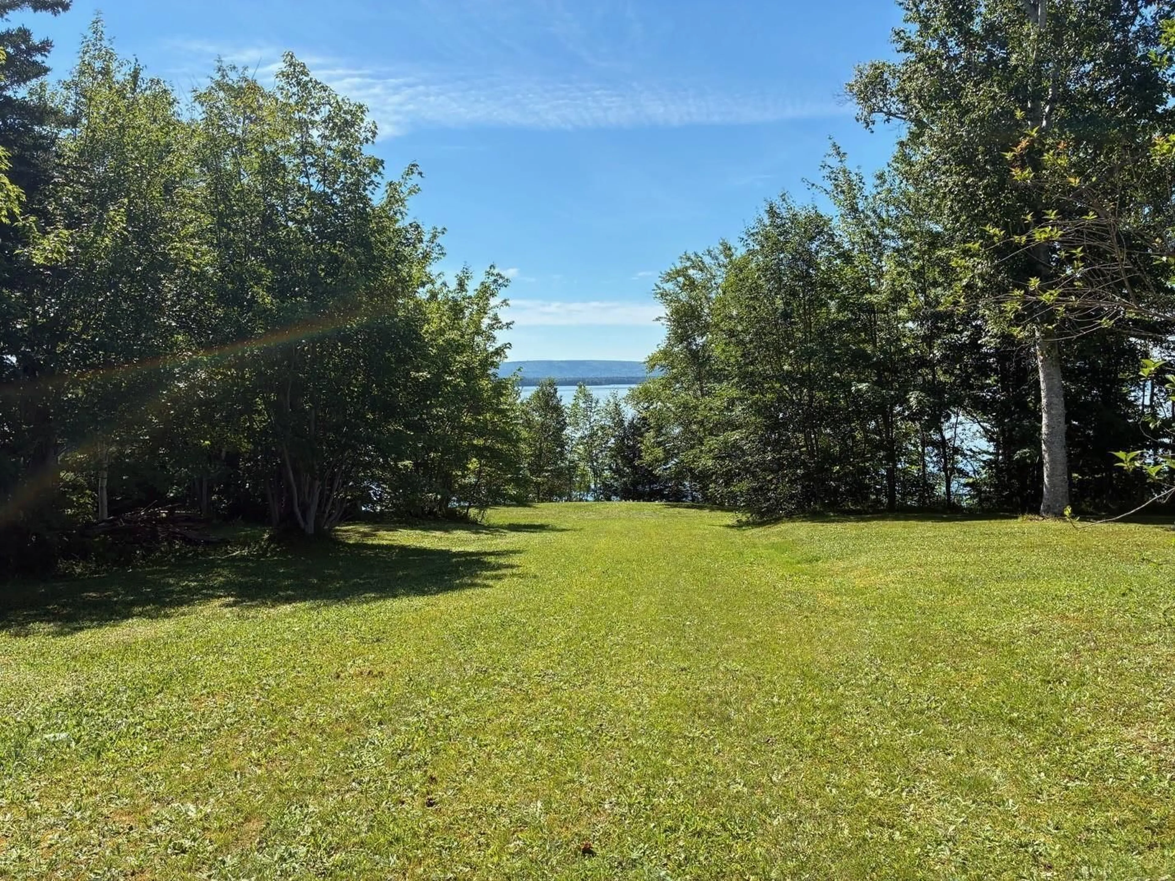 A pic from outside/outdoor area/front of a property/back of a property/a pic from drone, water/lake/river/ocean view for 135 Eagles Way, Baddeck Inlet Nova Scotia B0E 1B0