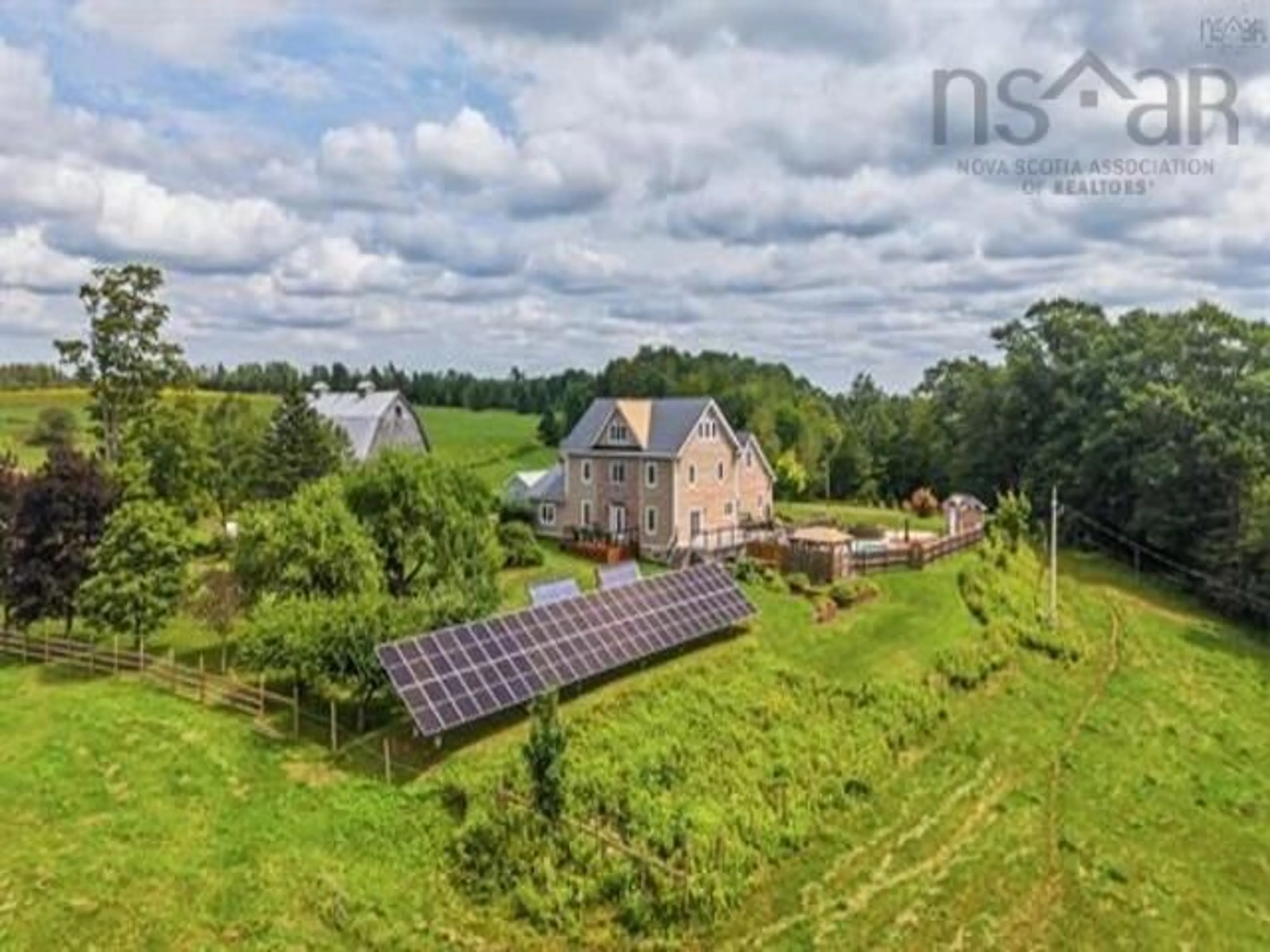 A pic from outside/outdoor area/front of a property/back of a property/a pic from drone, unknown for 10301 Highway 215 South Maitland, South Maitland Nova Scotia B0N 2H0