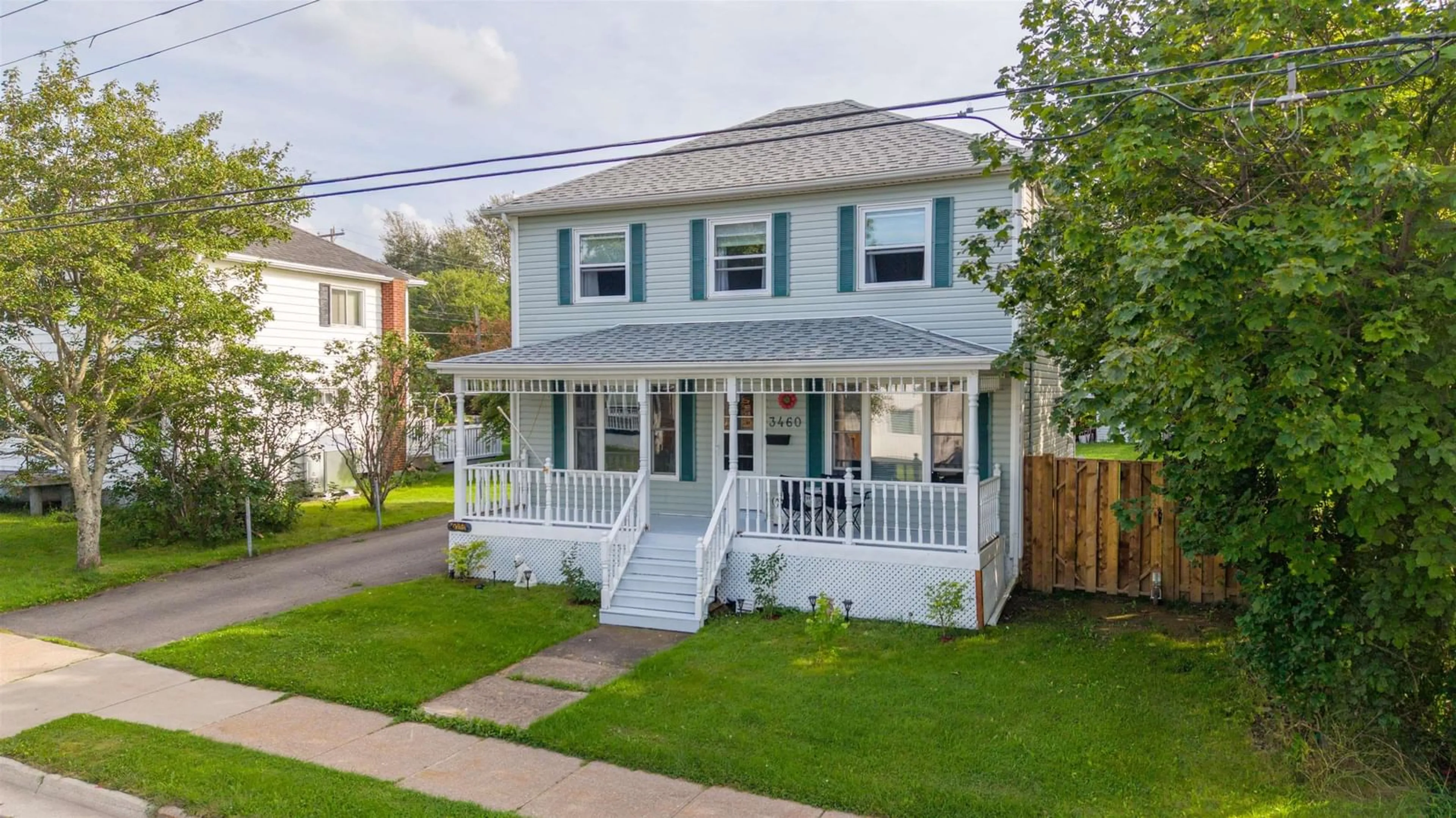 Home with vinyl exterior material, street for 3460 Ellsworth Ave, New Waterford Nova Scotia B1H 2G3