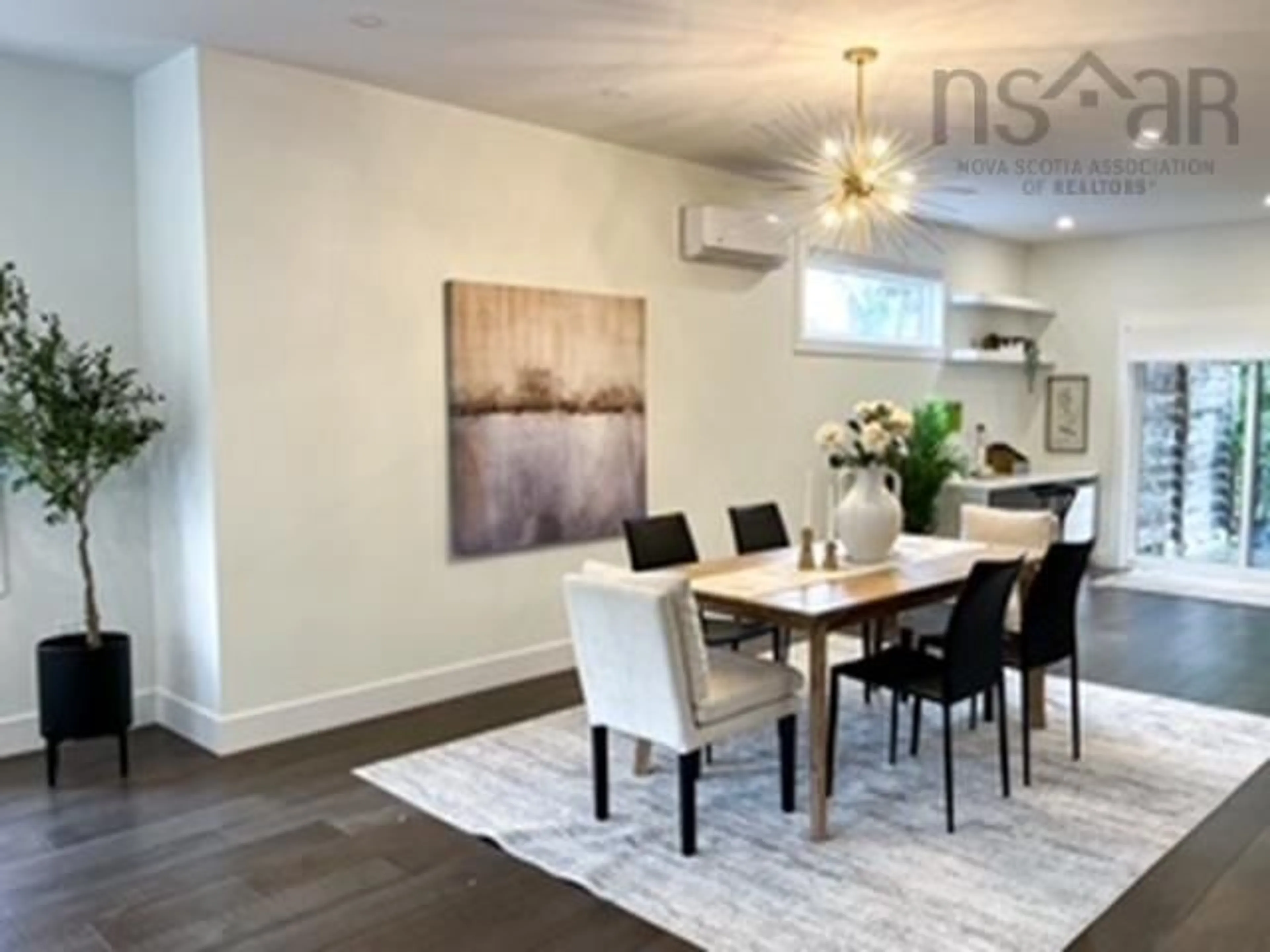 Dining room, wood/laminate floor for 12 Craigmore Dr, Halifax Nova Scotia B3N 1M2