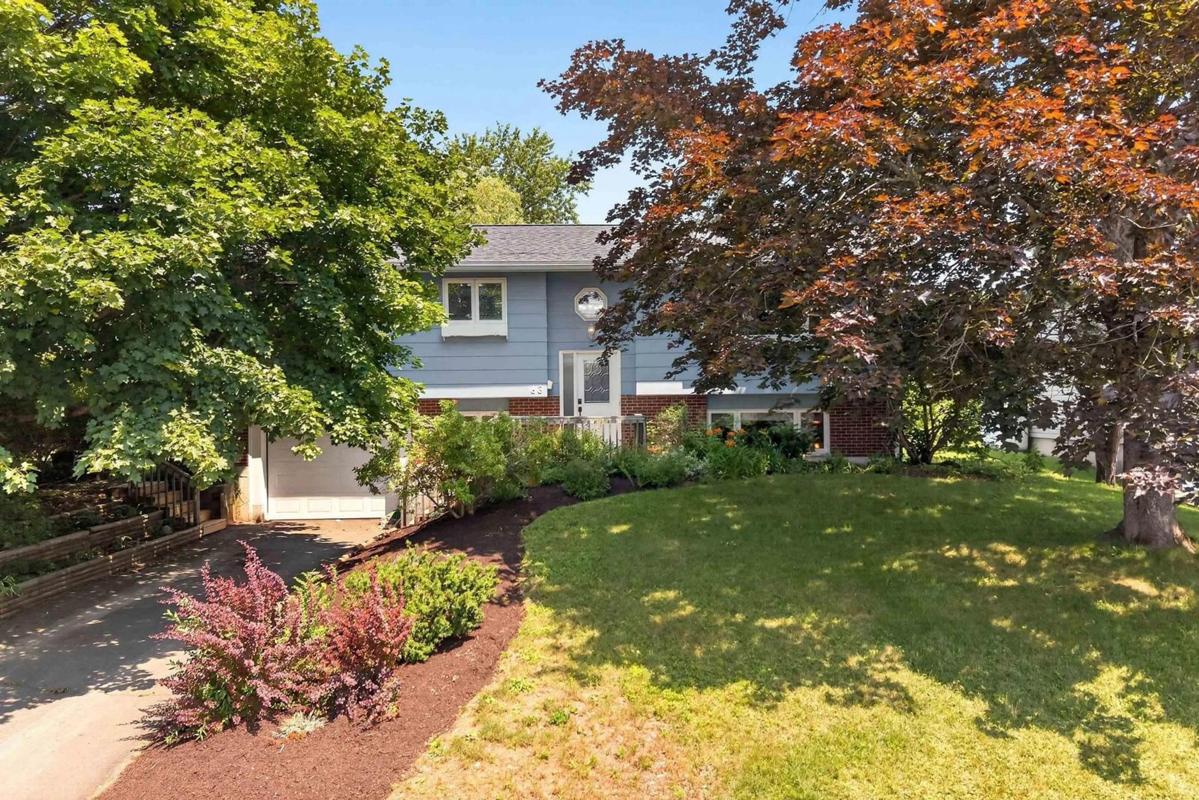 A pic from outside/outdoor area/front of a property/back of a property/a pic from drone, street for 63 Oakmount Dr, Bedford Nova Scotia B4A 2W1