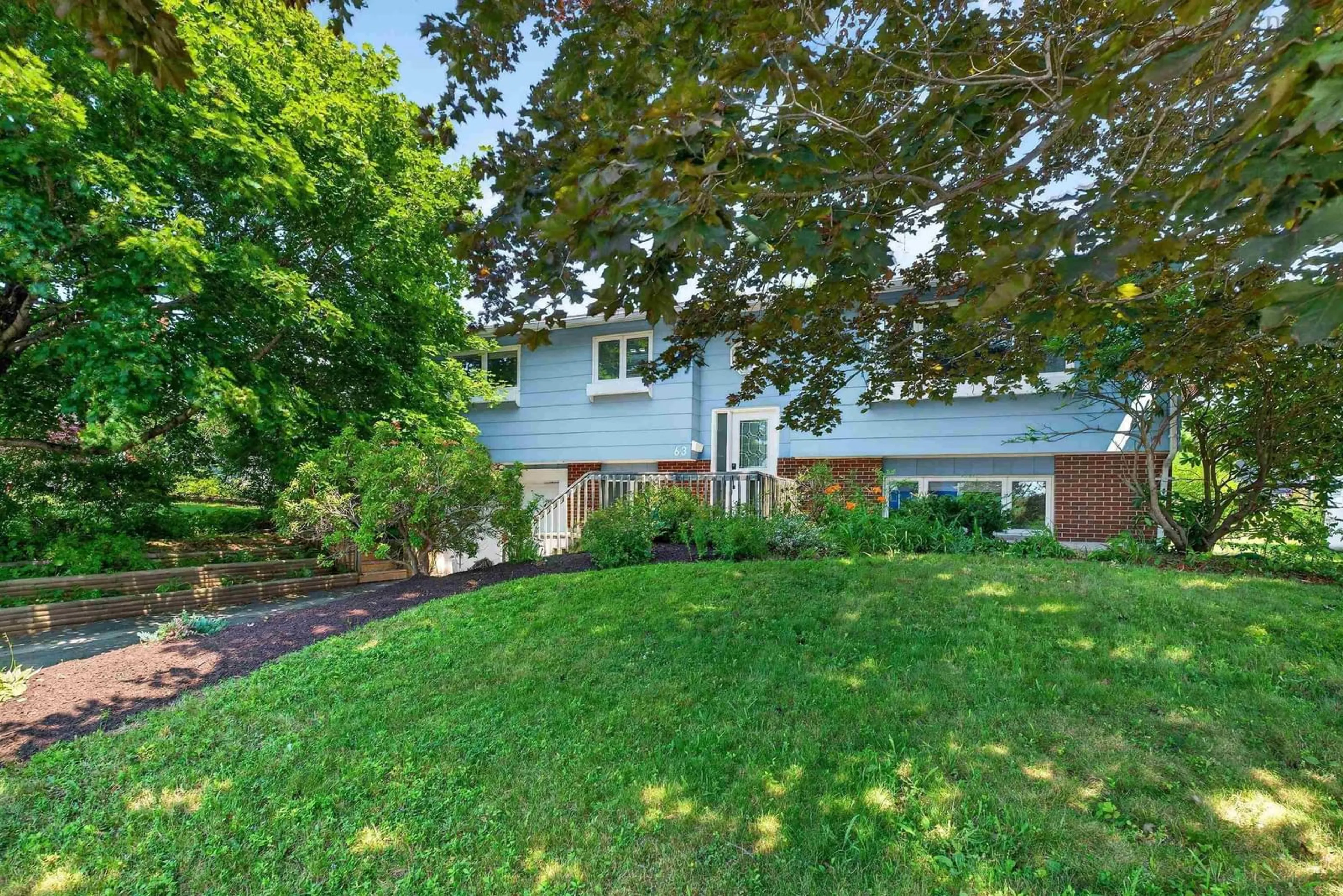 A pic from outside/outdoor area/front of a property/back of a property/a pic from drone, street for 63 Oakmount Dr, Bedford Nova Scotia B4A 2W1