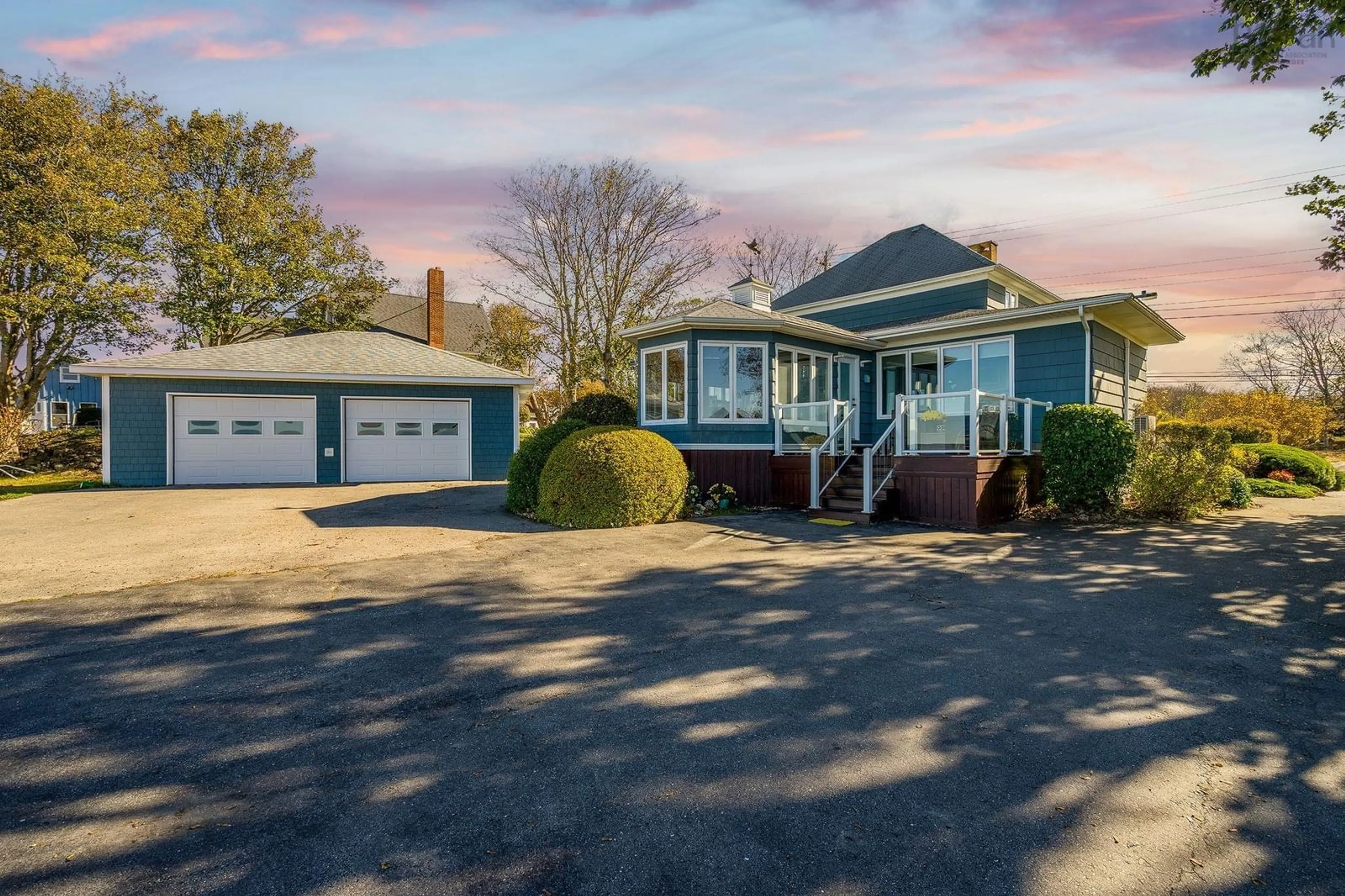 A pic from outside/outdoor area/front of a property/back of a property/a pic from drone, street for 3315 1 Hwy, Belliveaus Cove Nova Scotia B0W 1J0