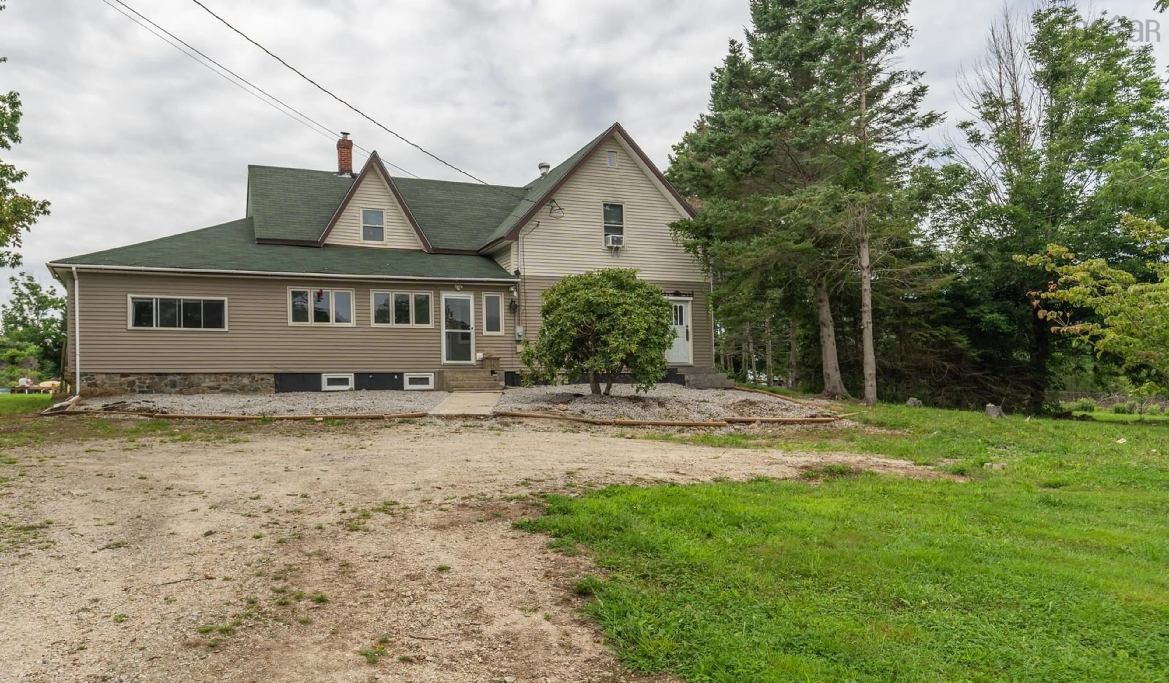 A pic from outside/outdoor area/front of a property/back of a property/a pic from drone, unknown for 4845 Highway 340, Carleton Nova Scotia B5A 5P9