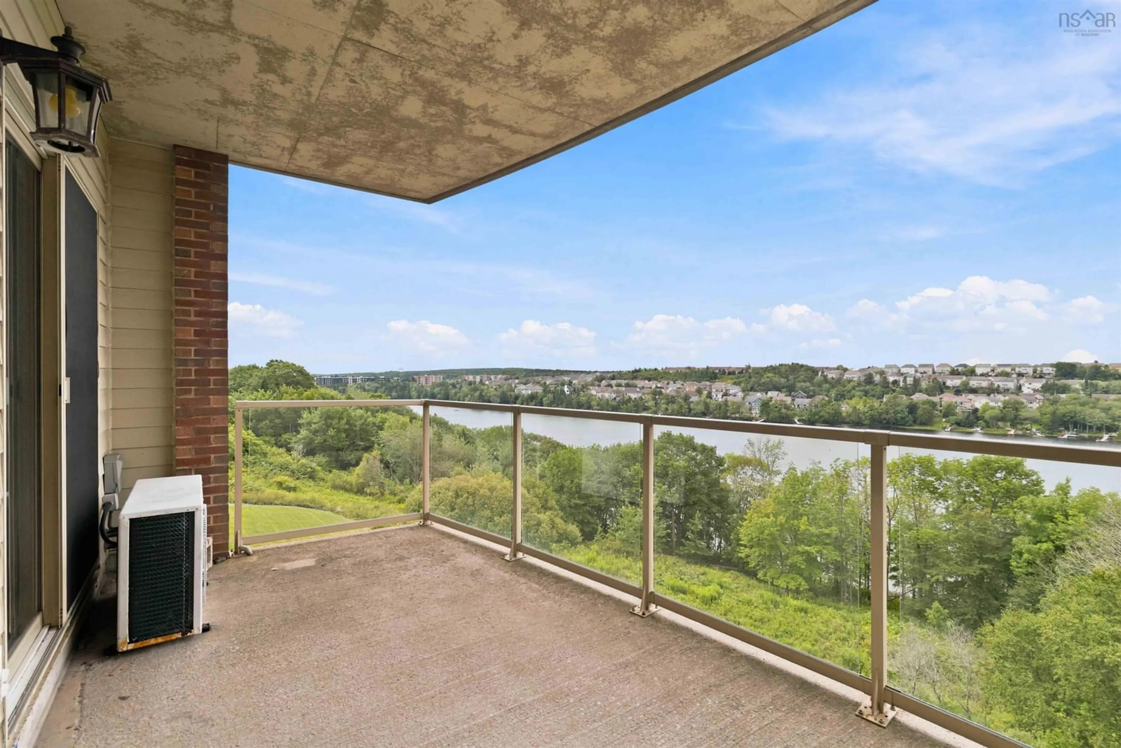 Balcony in the apartment, water/lake/river/ocean view for 77 Russell Lake Dr #406, Dartmouth Nova Scotia B2W 6R8