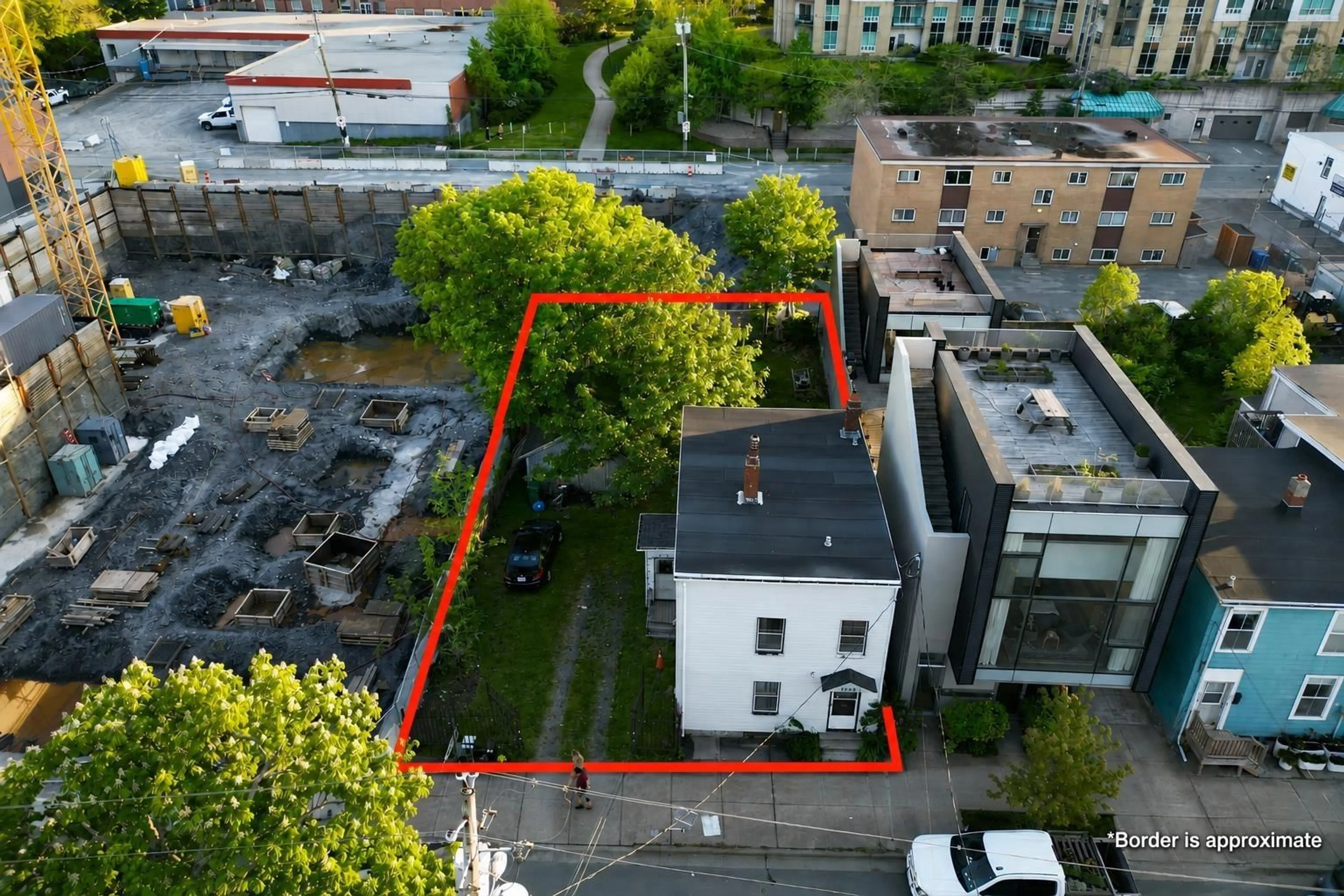 A pic from outside/outdoor area/front of a property/back of a property/a pic from drone, building for 2660 King St, Halifax Nova Scotia B3K 4T8
