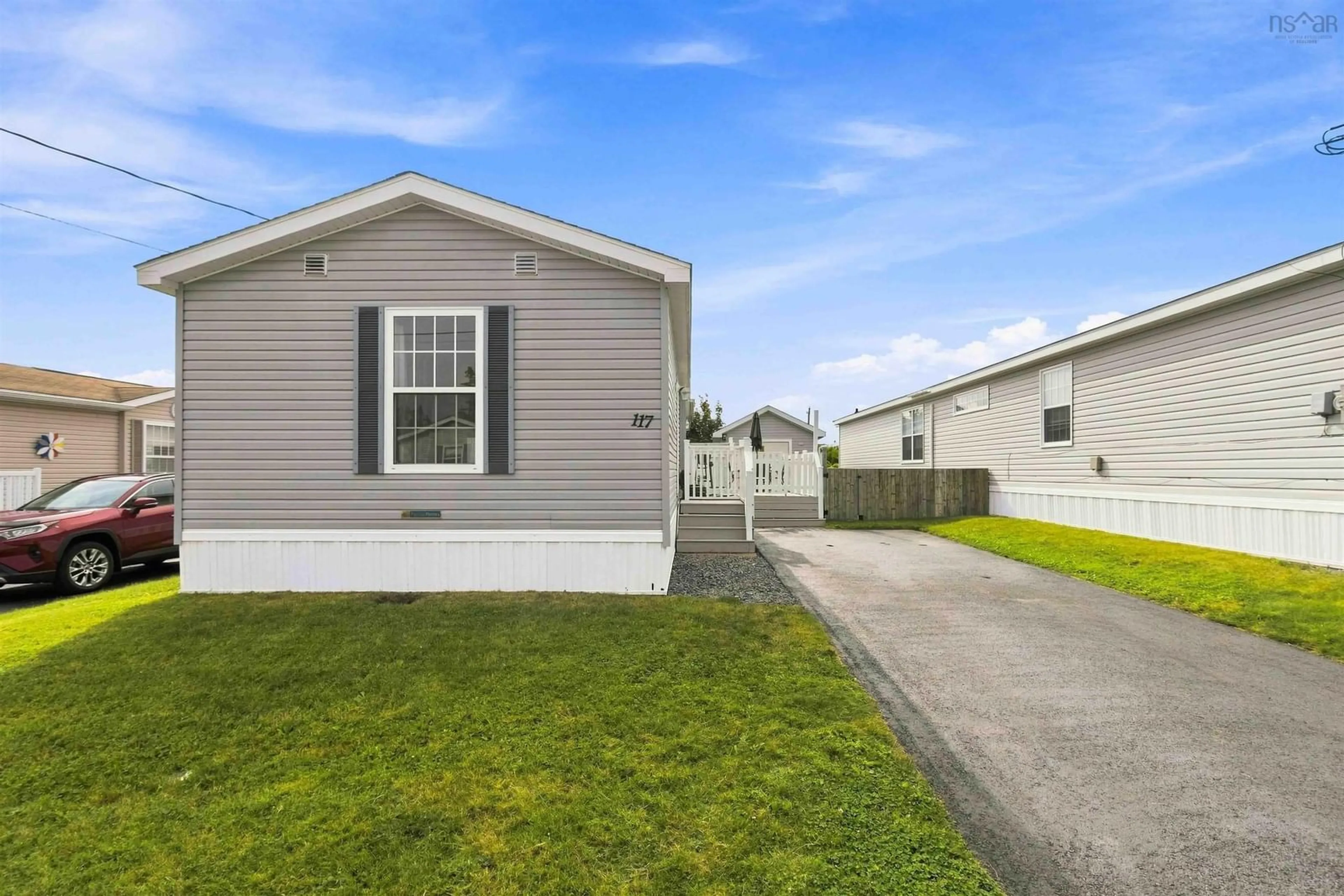 Home with vinyl exterior material, street for 117 Juniper Cres, Eastern Passage Nova Scotia B3G 1M1