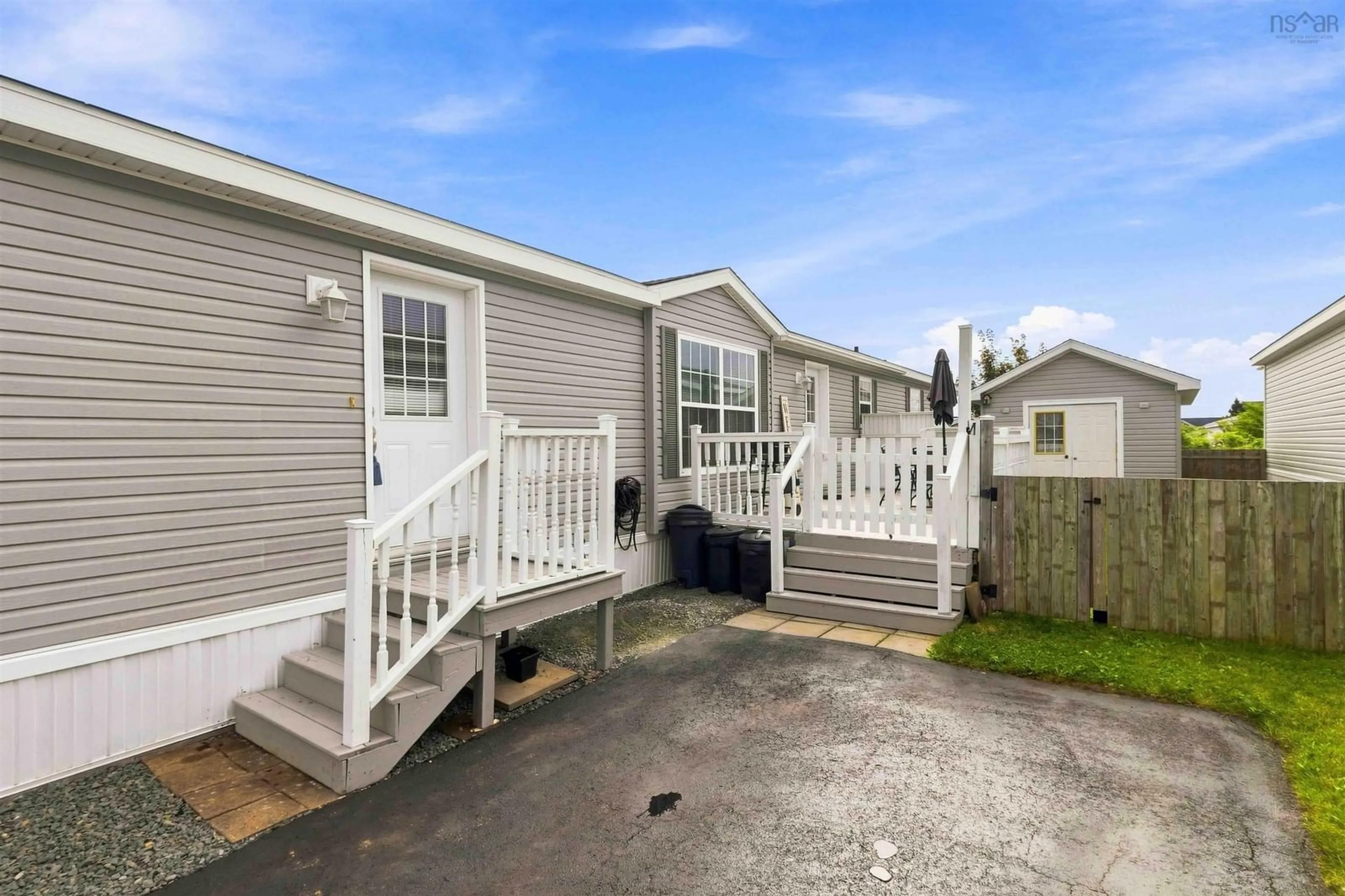 Home with vinyl exterior material, street for 117 Juniper Cres, Eastern Passage Nova Scotia B3G 1M1