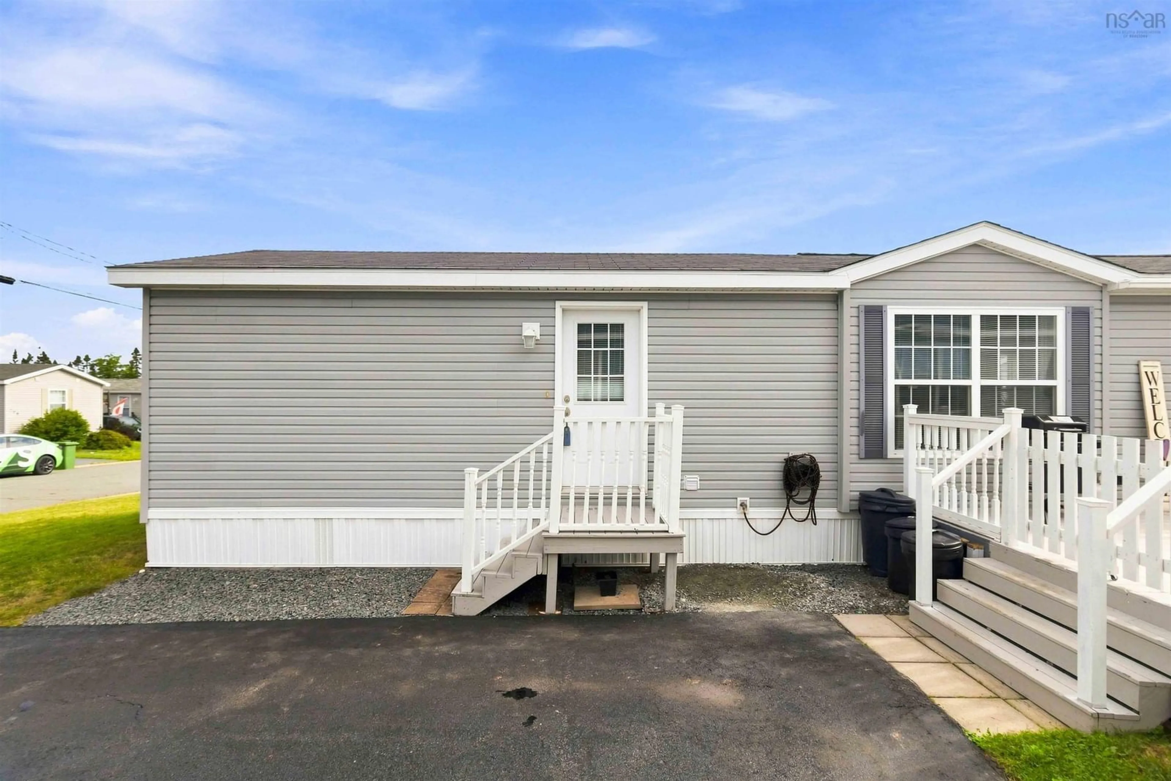 Home with vinyl exterior material, street for 117 Juniper Cres, Eastern Passage Nova Scotia B3G 1M1