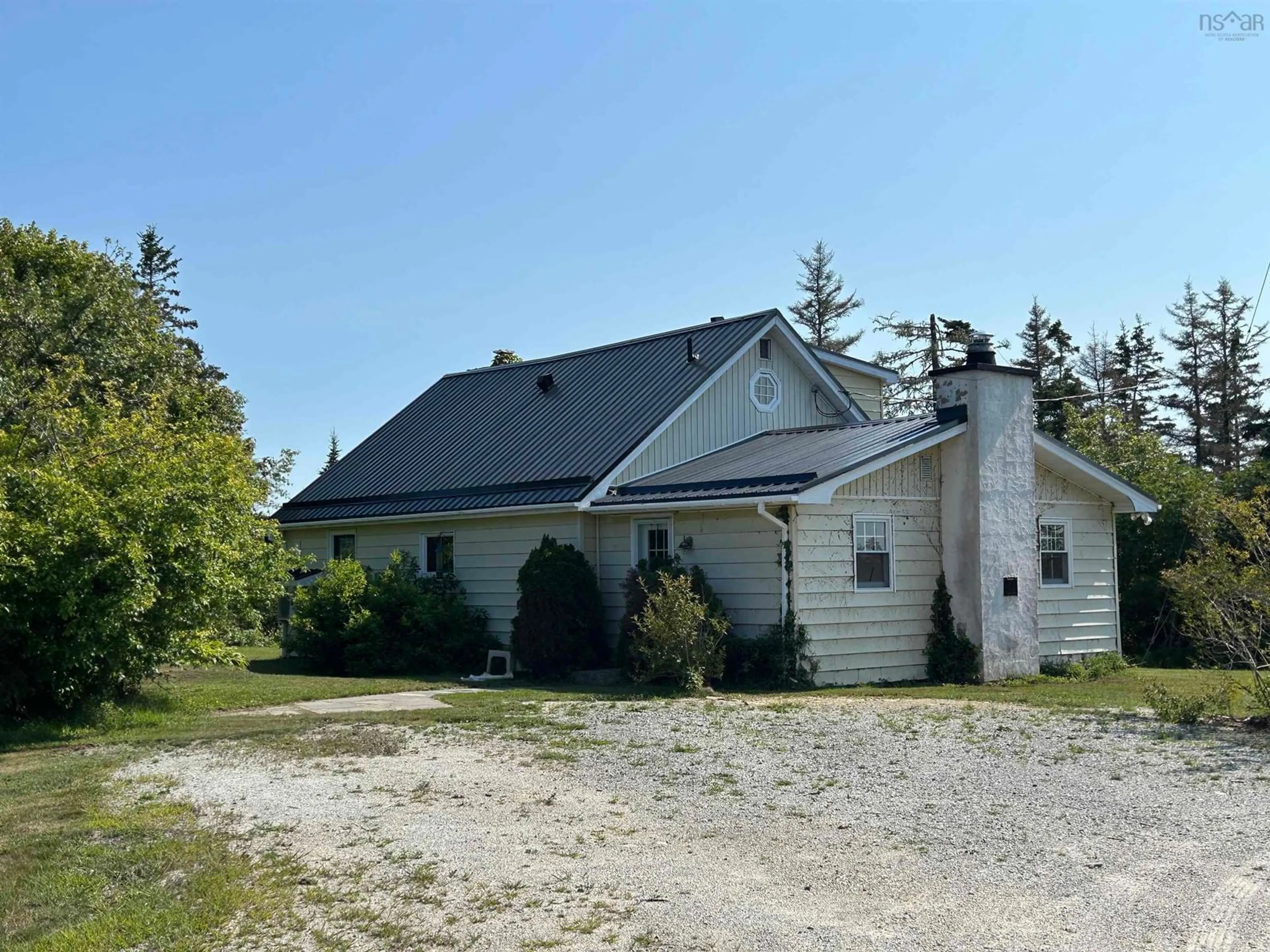 A pic from outside/outdoor area/front of a property/back of a property/a pic from drone, building for 7532 Highwy 3, Upper Woods Harbour Nova Scotia B0W 2E0