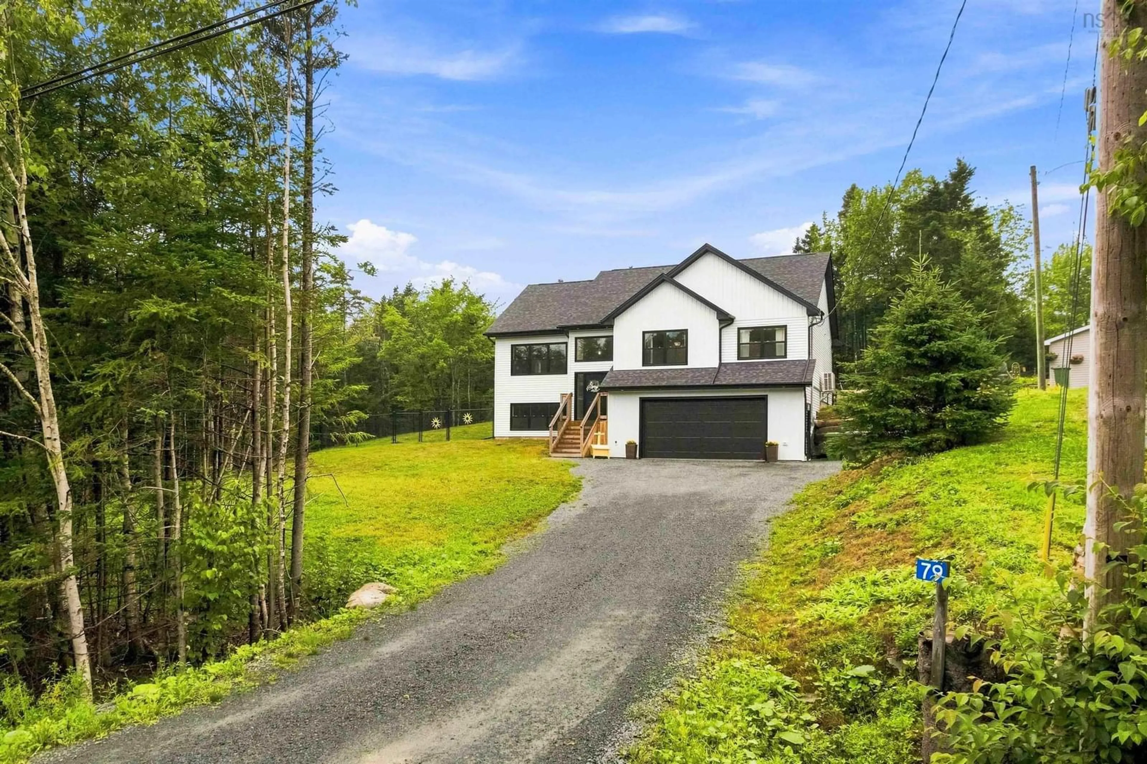 A pic from outside/outdoor area/front of a property/back of a property/a pic from drone, street for 79 David Dr, Lawrencetown Nova Scotia B2Z 1R7