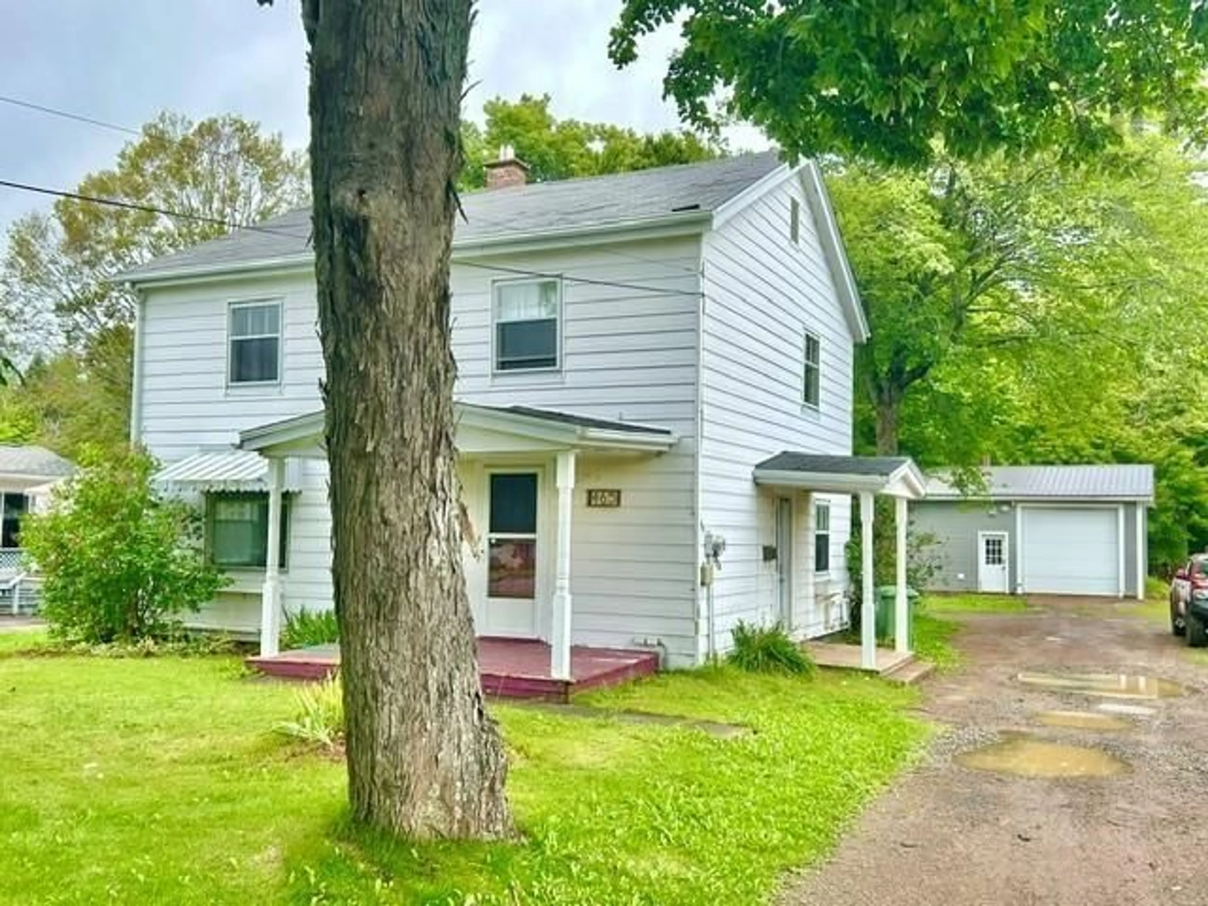 A pic from outside/outdoor area/front of a property/back of a property/a pic from drone, street for 465 Pictou Rd, Valley Nova Scotia B2N 2T9