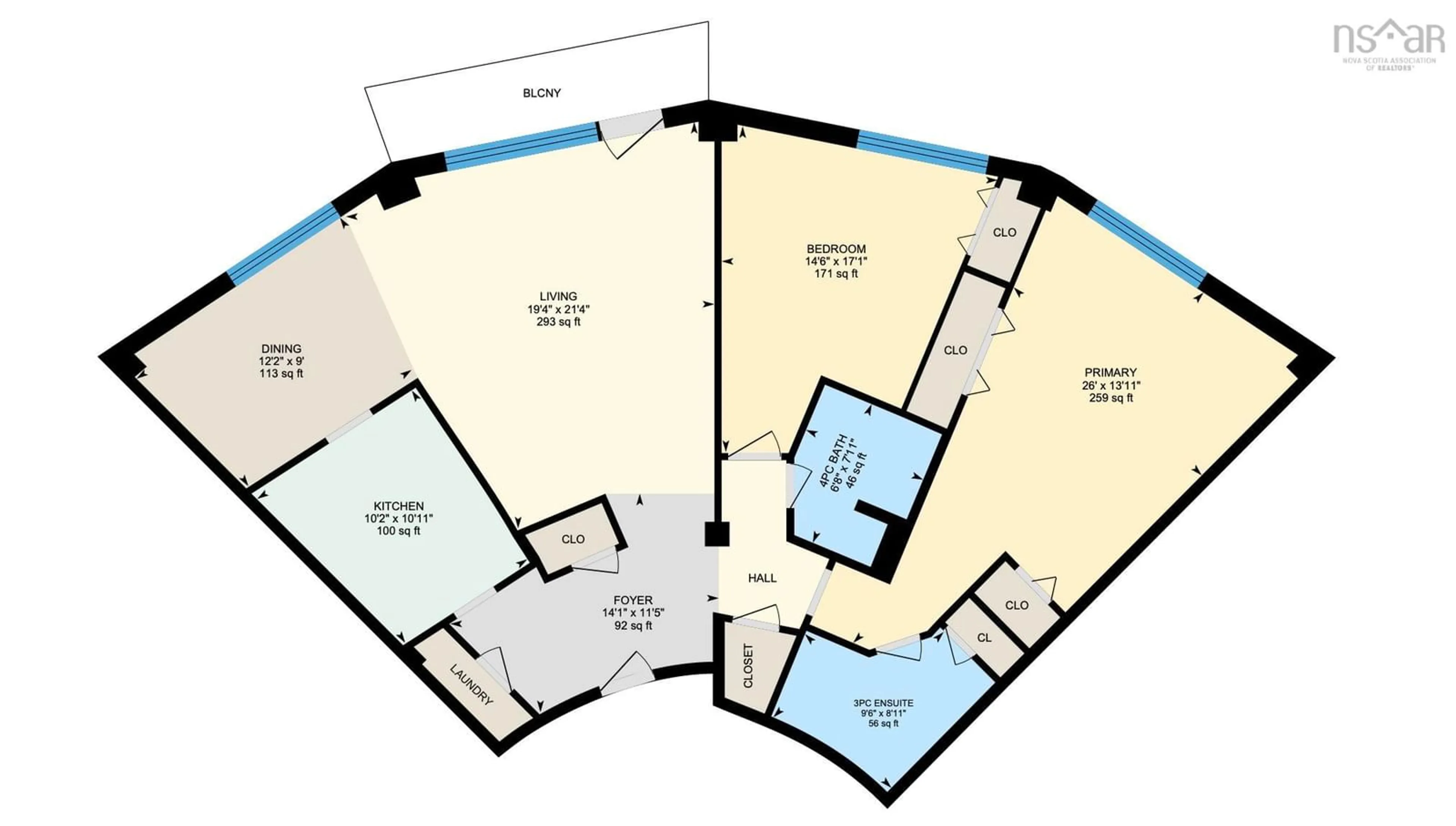 Floor plan for 1074 Wellington St #1002, Halifax Peninsula Nova Scotia B3H 2Z8